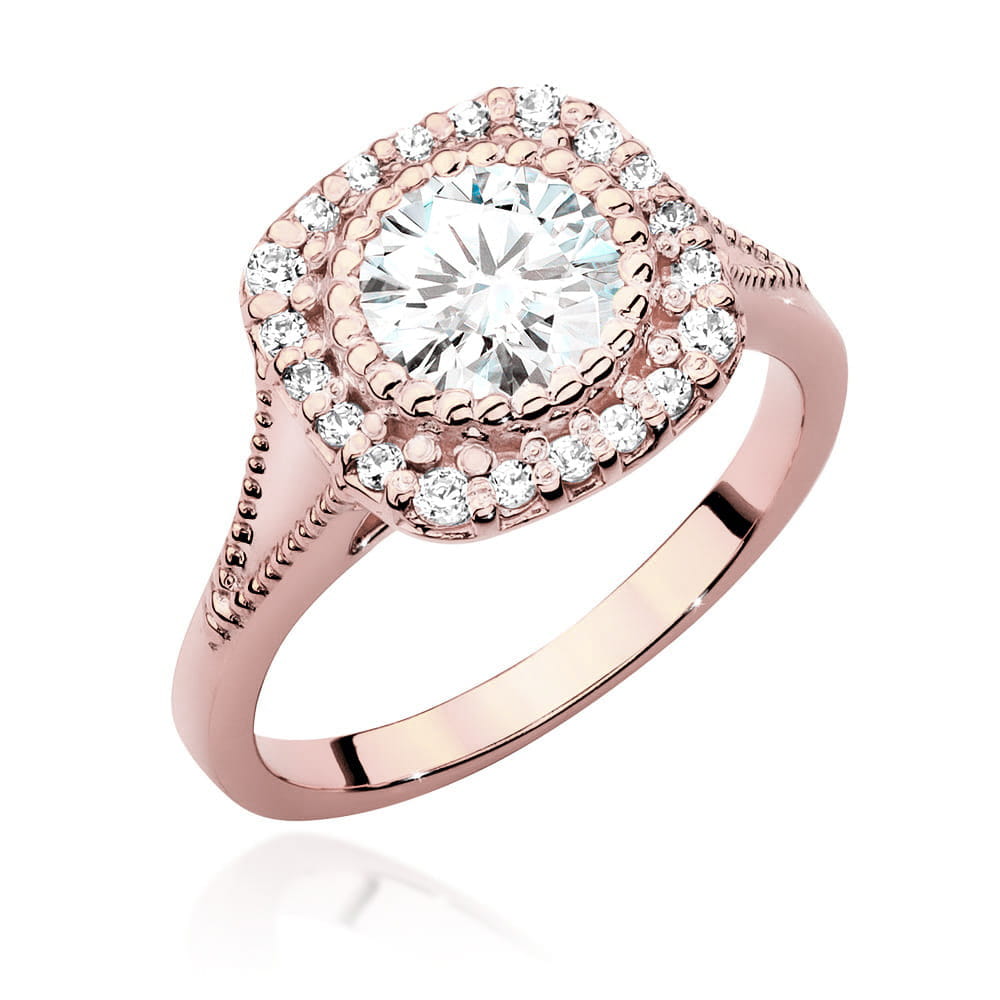 Inel Aur 14K cu Diamante de Laborator 0.90 ct