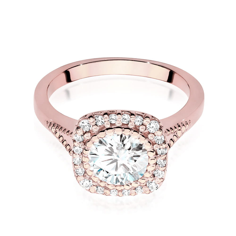 Inel Aur 14K cu Diamante de Laborator 1.20 ct