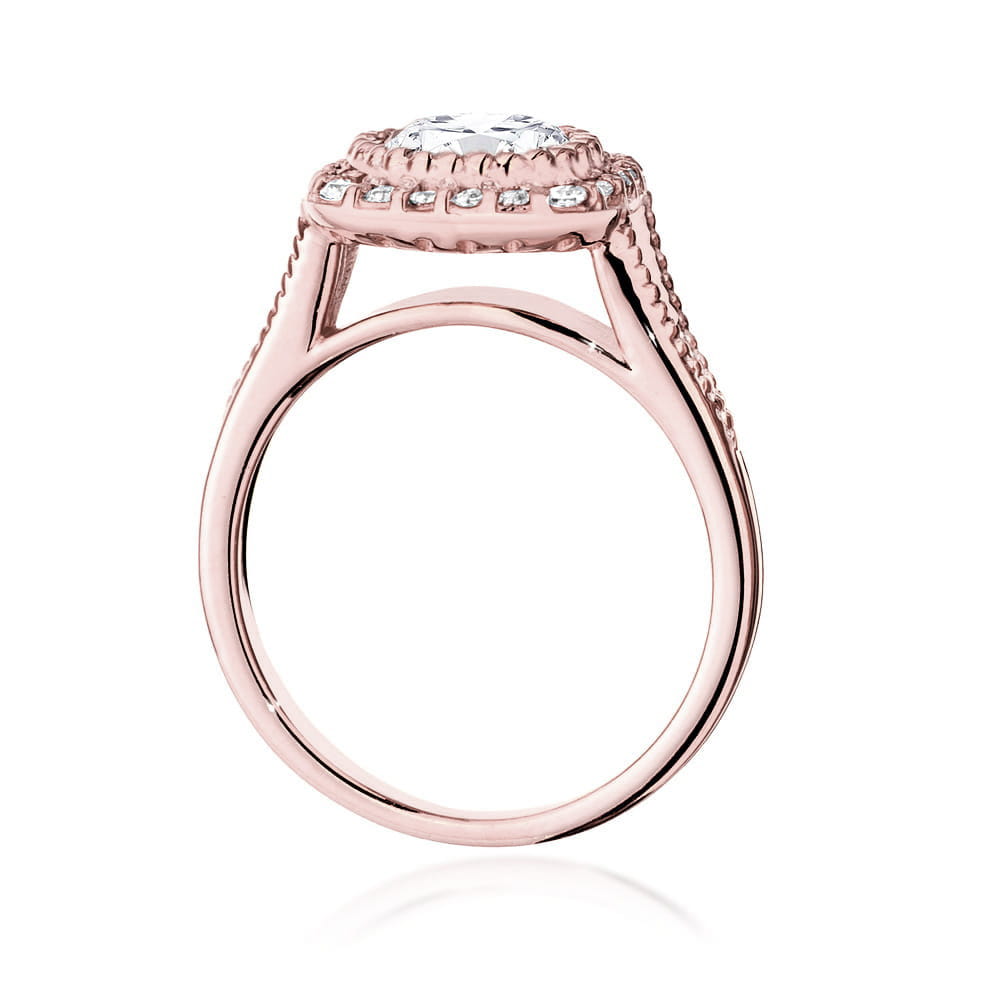 Inel Aur 14K cu Diamante de Laborator 1.20 ct