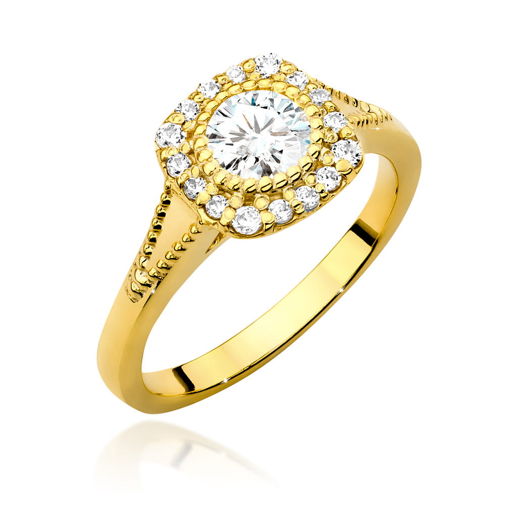 Inel Aur 14K cu Diamante de Laborator 0.70 ct