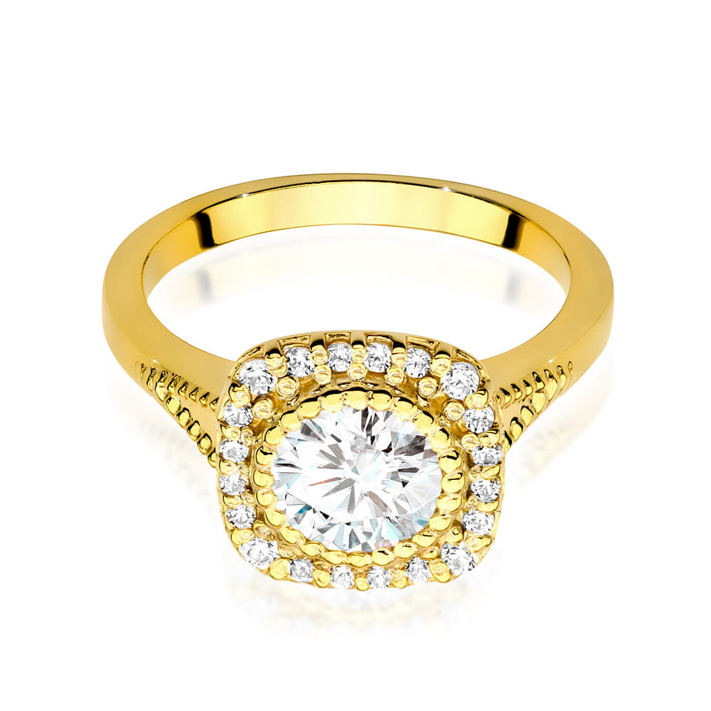 Inel Aur 14K cu Diamante de Laborator 0.90 ct