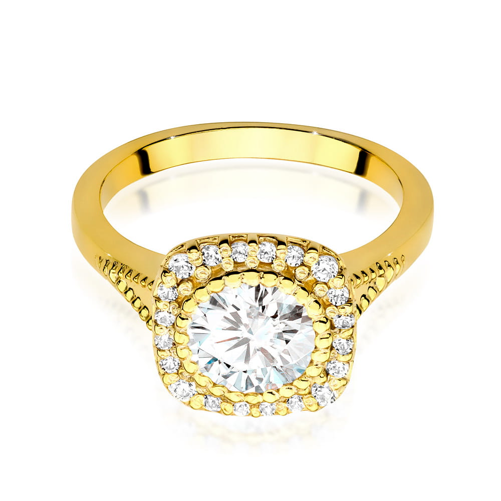 Inel Aur 14K W552 Diamant Cultivat 1.00ct