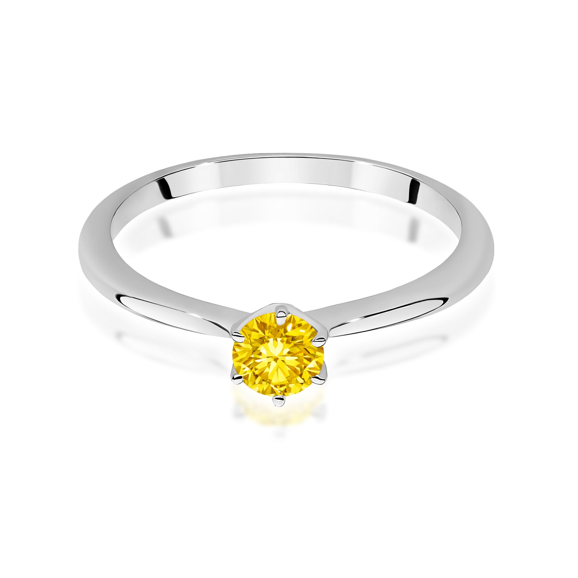Inel Aur 14K cu Diamant de Laborator 0.50 ct