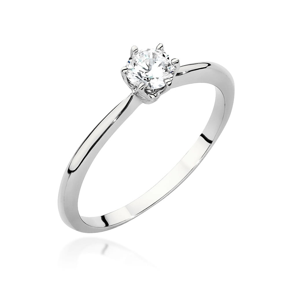 Inel Aur 9K cu Diamant Natural 0.50 ct