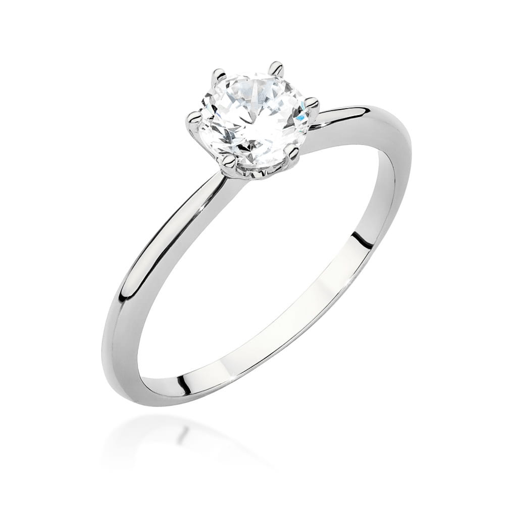 Inel Aur 9K cu Diamant Natural 0.70 ct