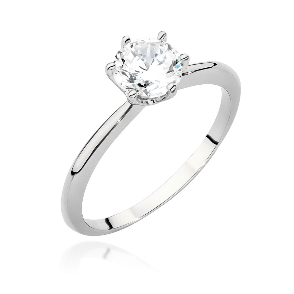 Inel Aur 9K cu Diamant Natural 1.00 ct