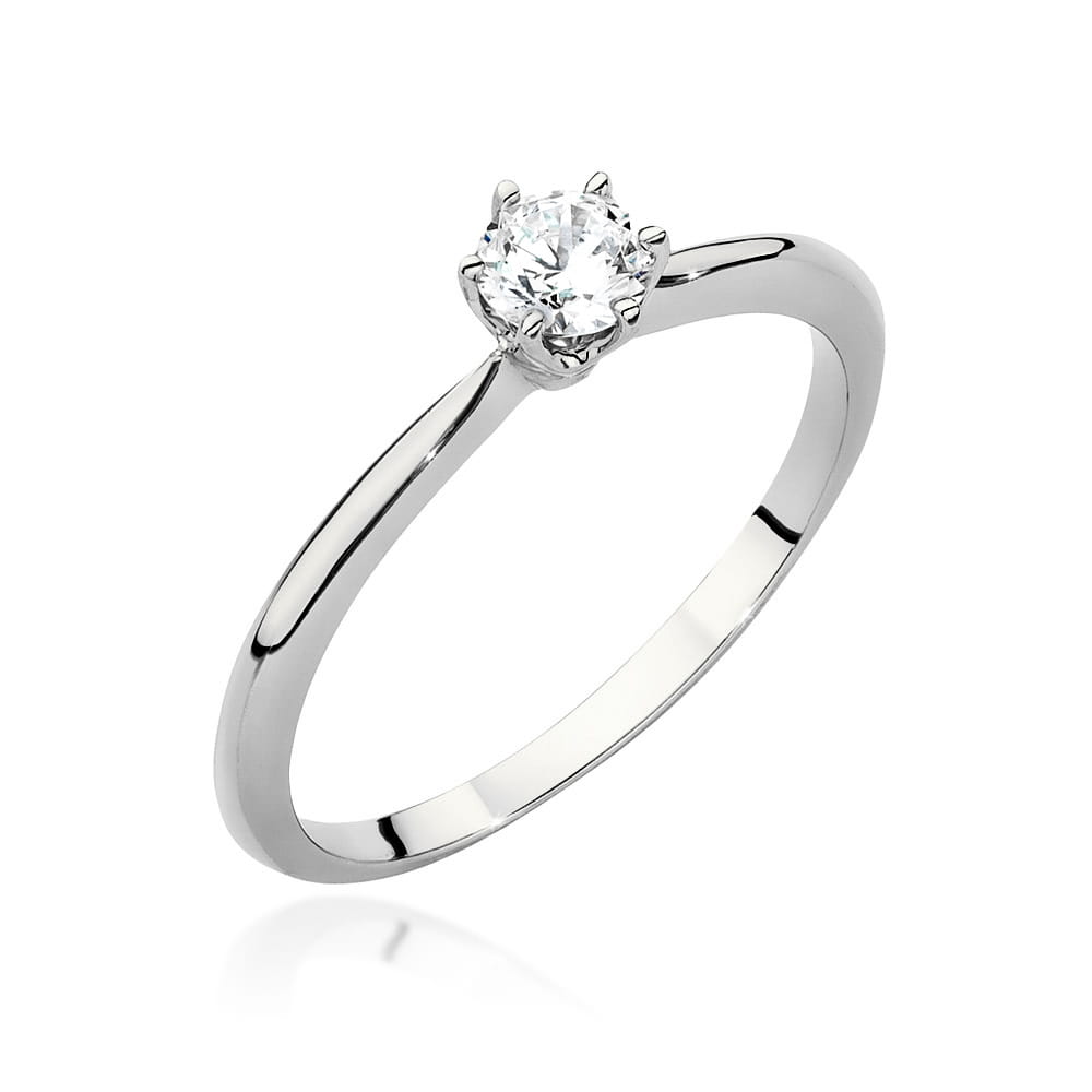 Inel Aur 9K cu Diamante de Laborator 0.40 ct