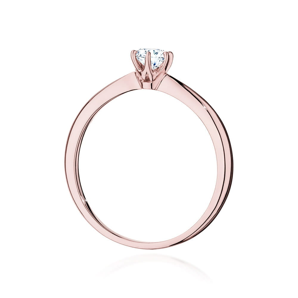 Inel Aur 14K W0553 Diamant 0.40ct