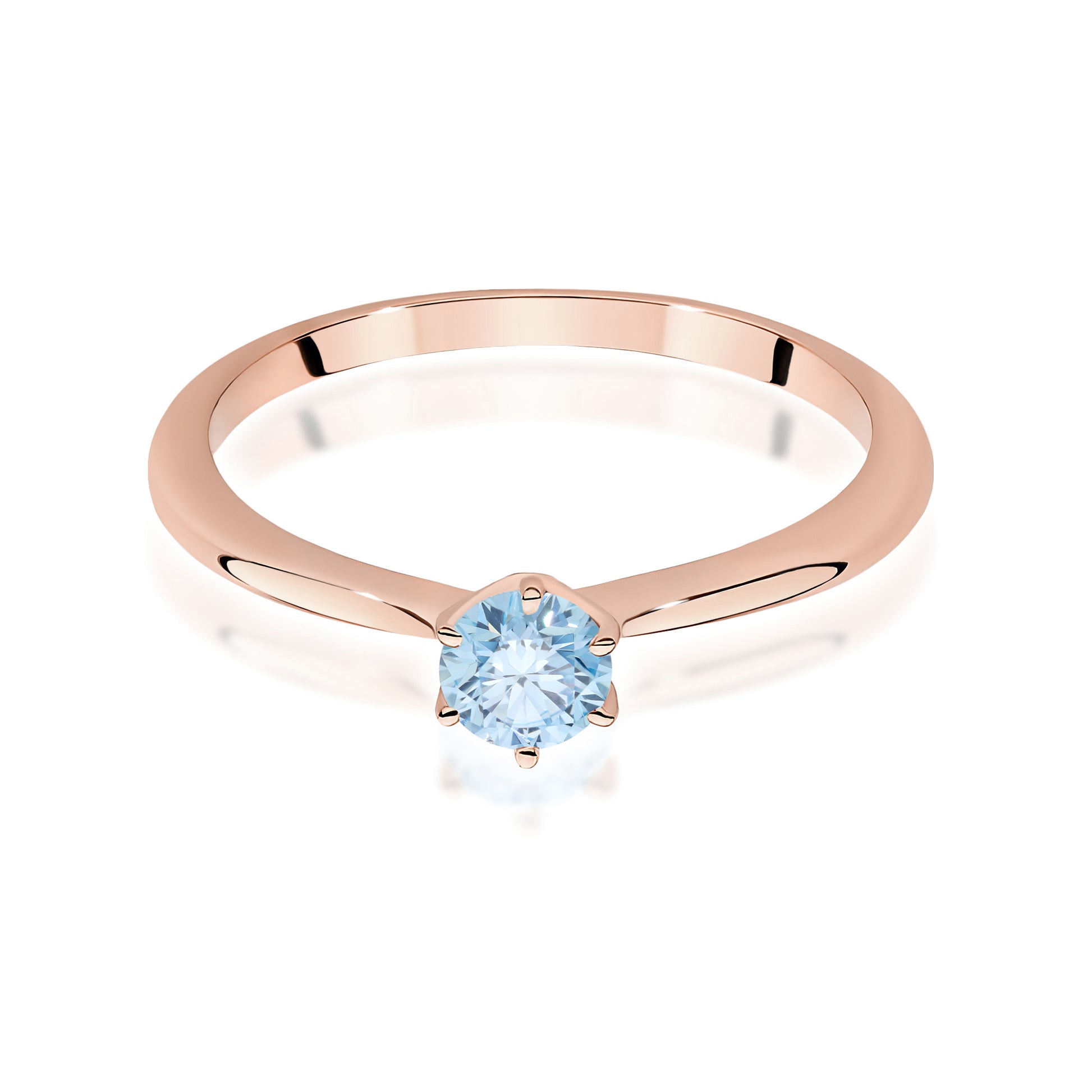 Inel Aur 14K cu Diamant de Laborator 0.50 ct
