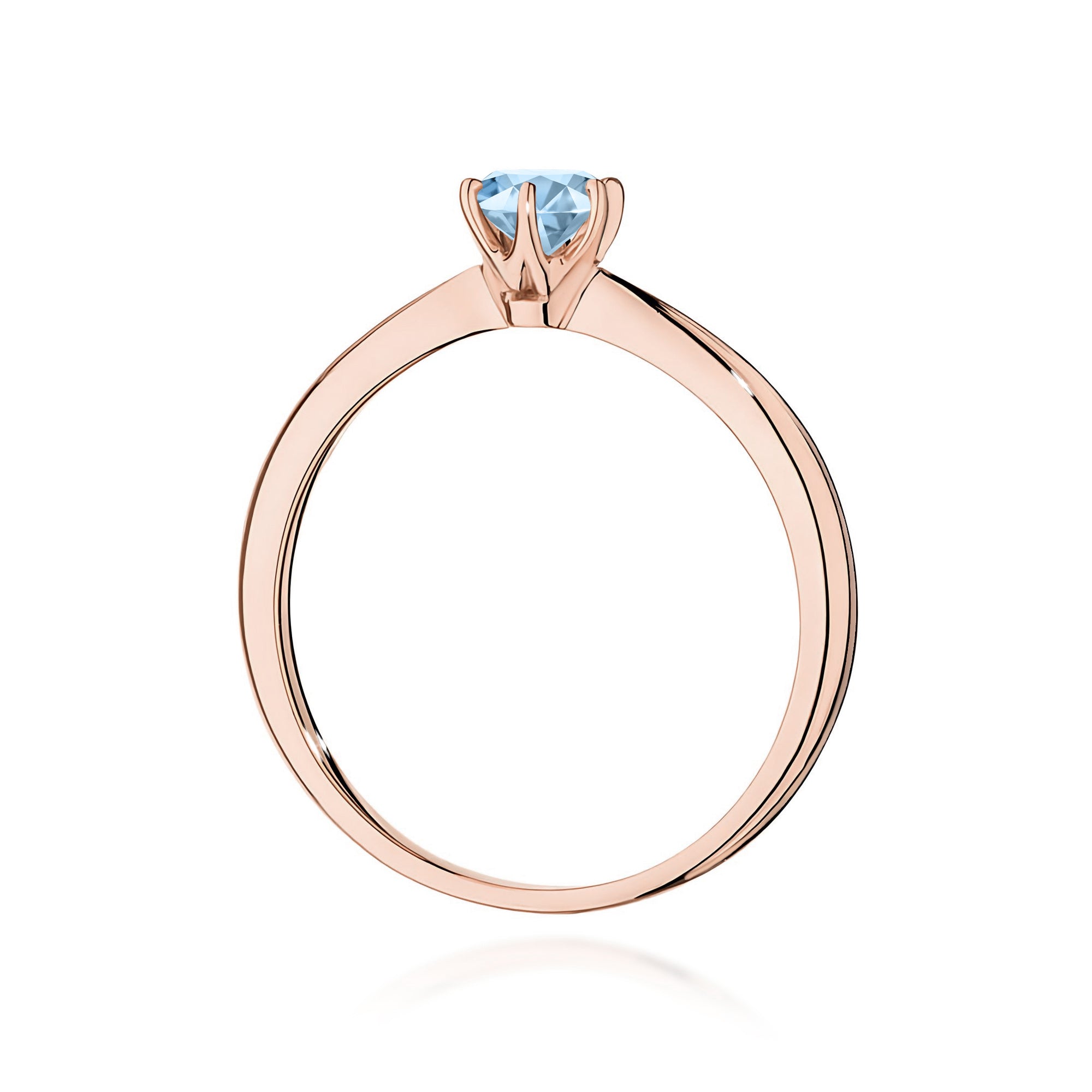 Inel Aur 14K cu Diamant de Laborator 0.50 ct
