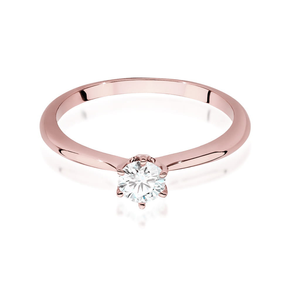 Inel Aur 14K W553 Diamant Cultivat 0.50ct