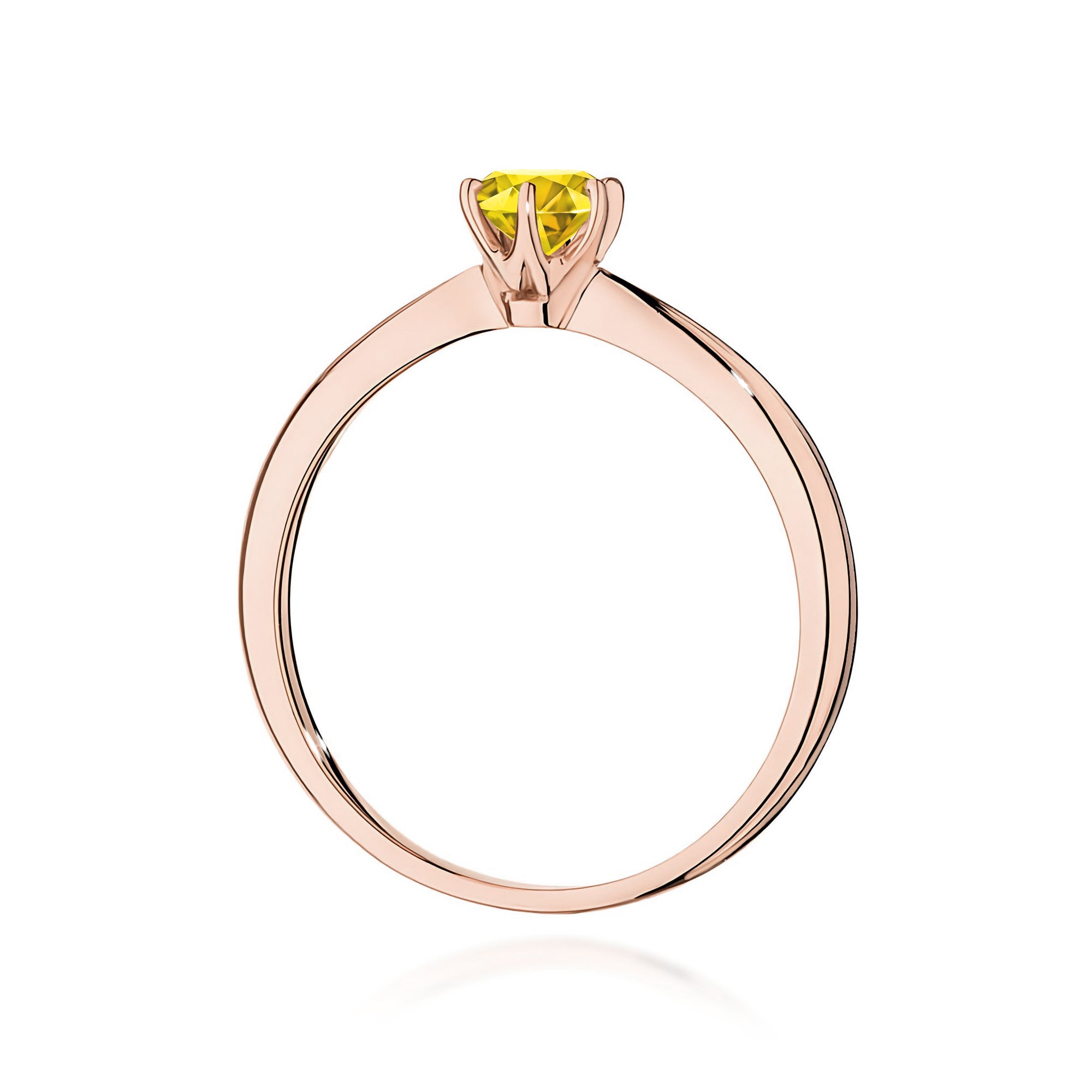 Inel Aur 14K cu Diamant de Laborator 0.50 ct