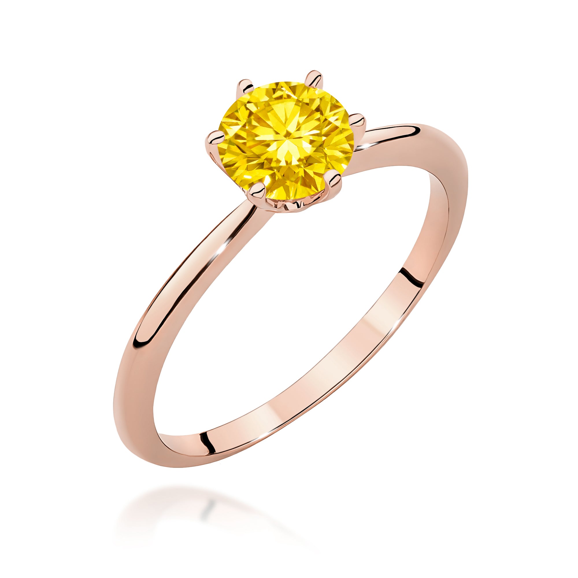 Inel Aur 14K cu Diamant de Laborator 1.00 ct