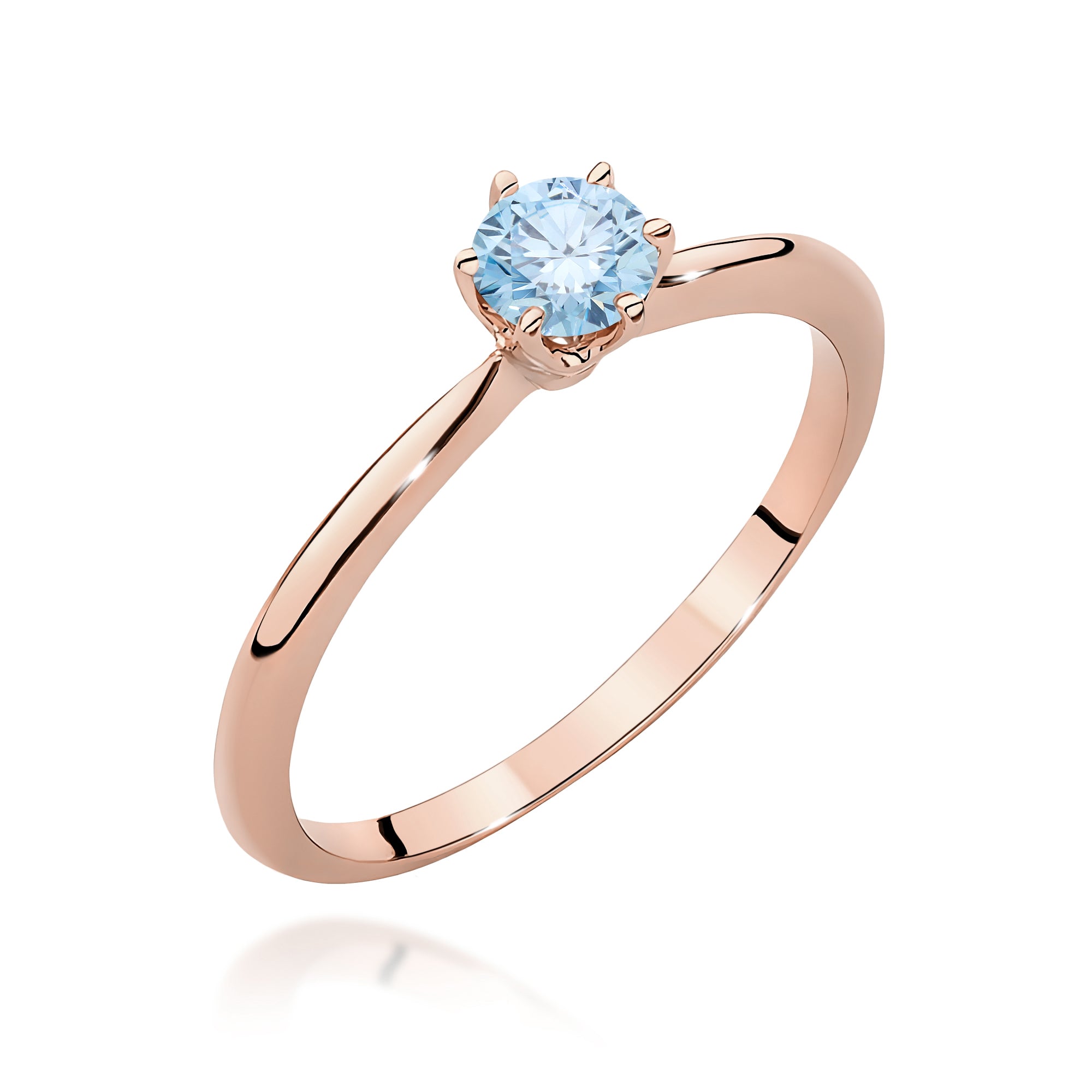 Inel Aur 9K cu Diamant de Laborator 0.50 ct