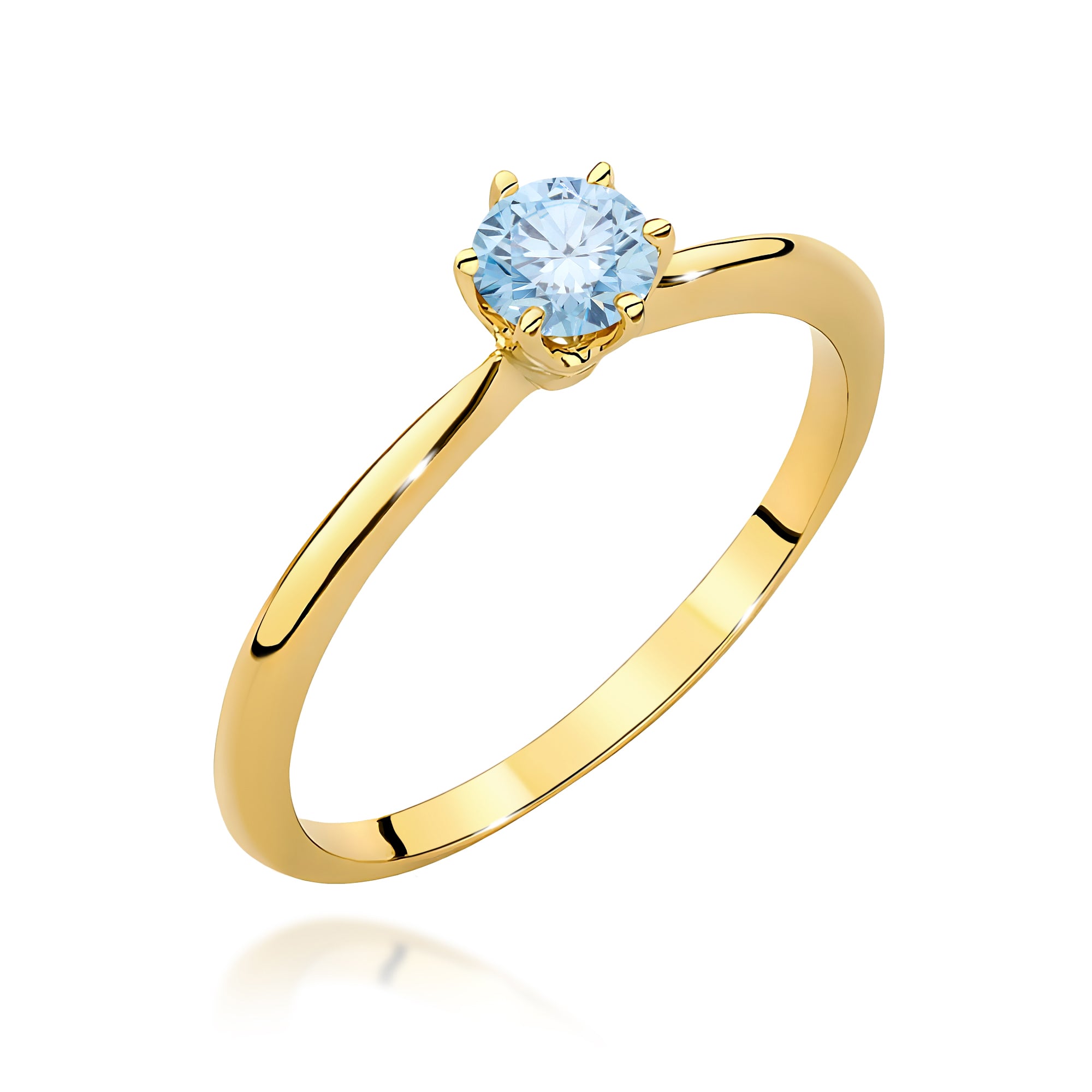 Inel Aur 9K cu Diamant de Laborator 0.50 ct