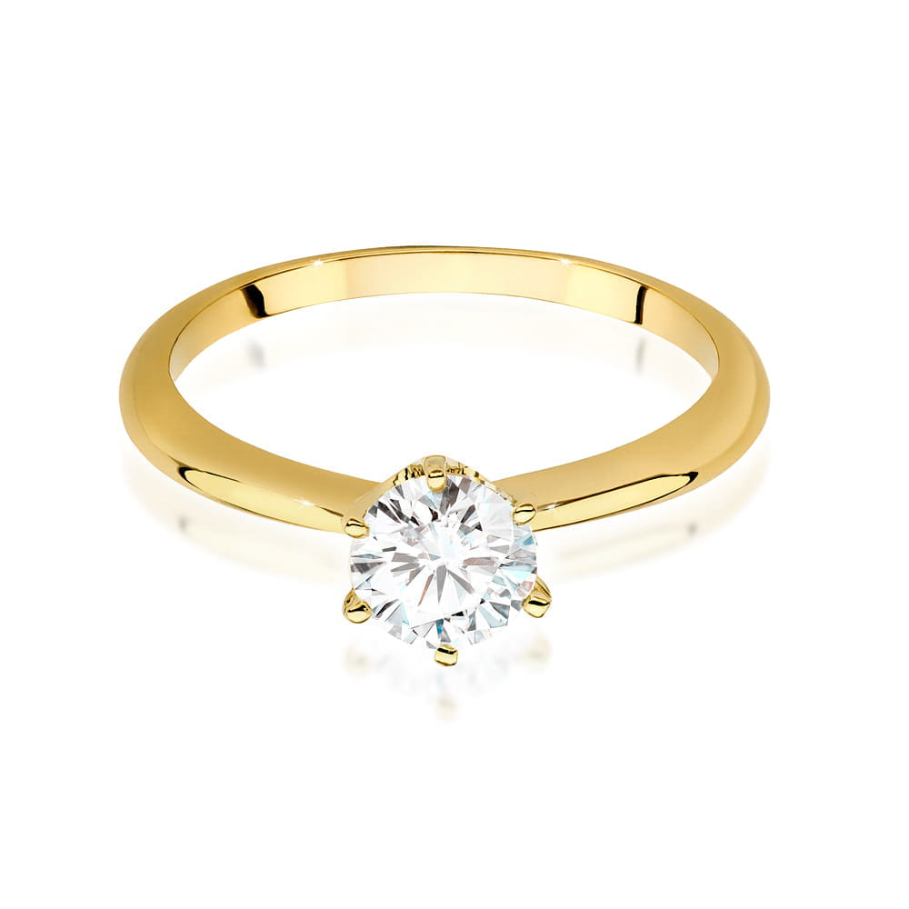 Inel Aur 9K cu Diamante de Laborator 0.70 ct