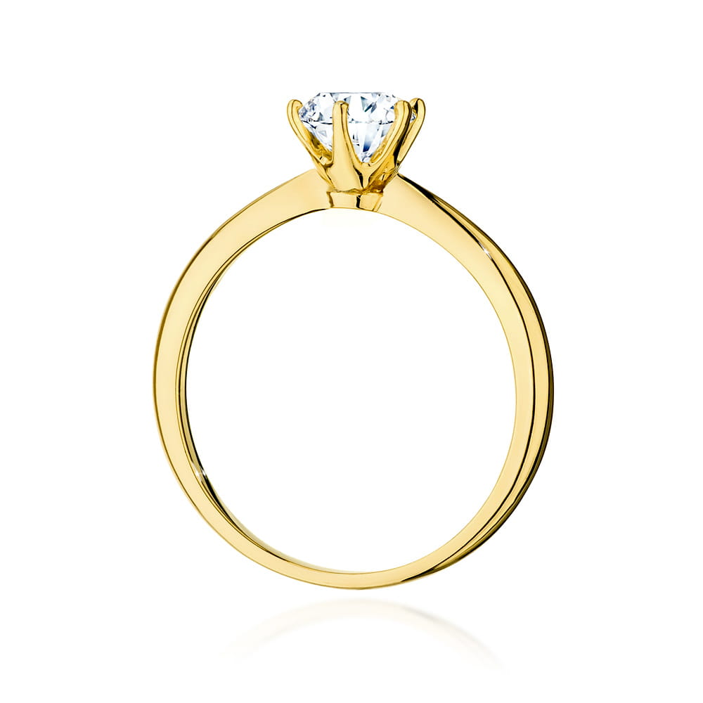 Inel Aur 9K cu Diamante de Laborator 0.70 ct