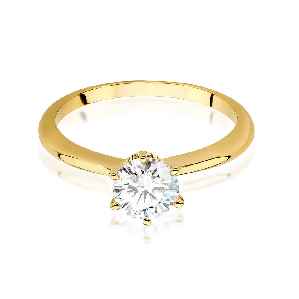 Inel Aur 9K cu Diamante de Laborator 1.00 ct