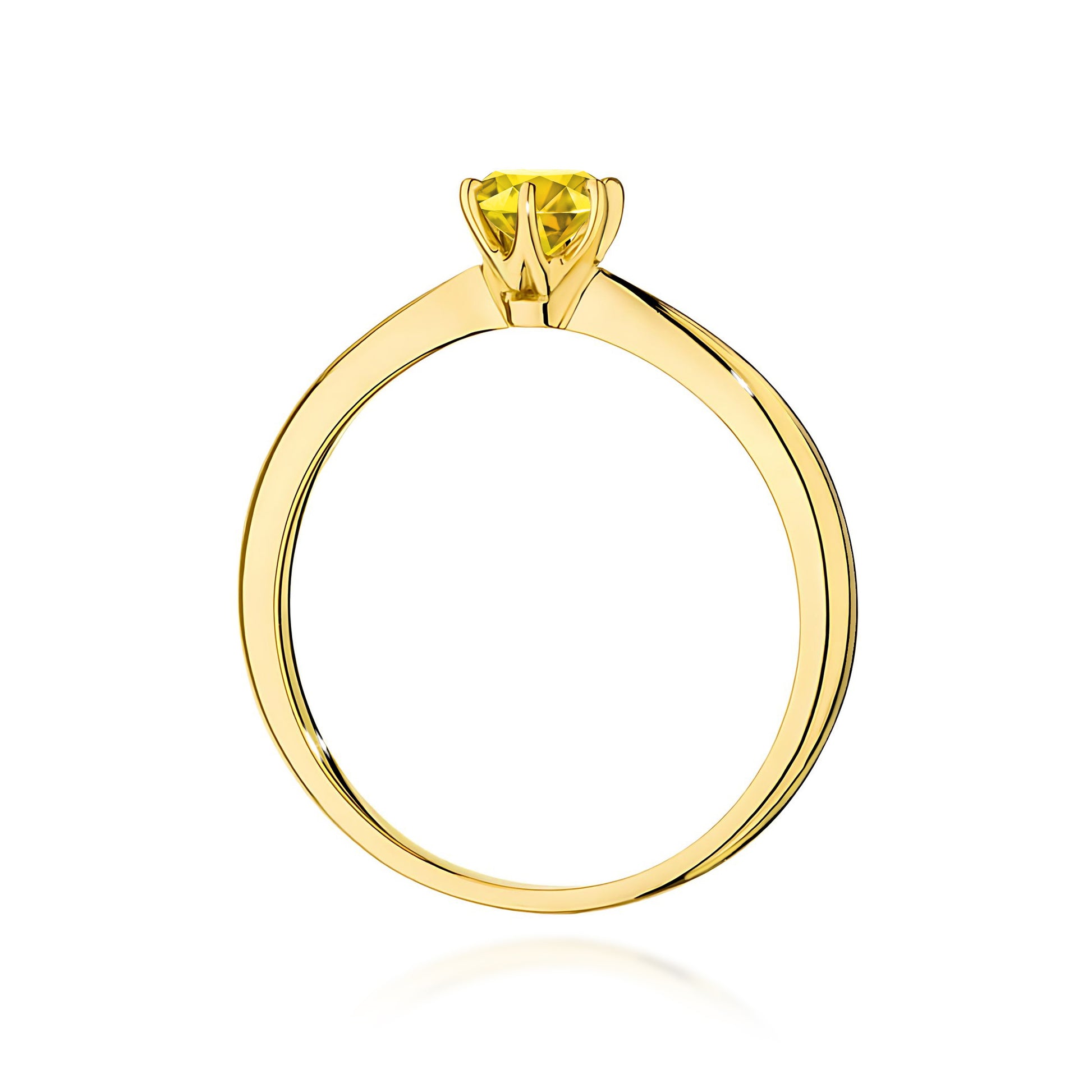 Inel Aur 9K cu Diamant de Laborator 0.50 ct