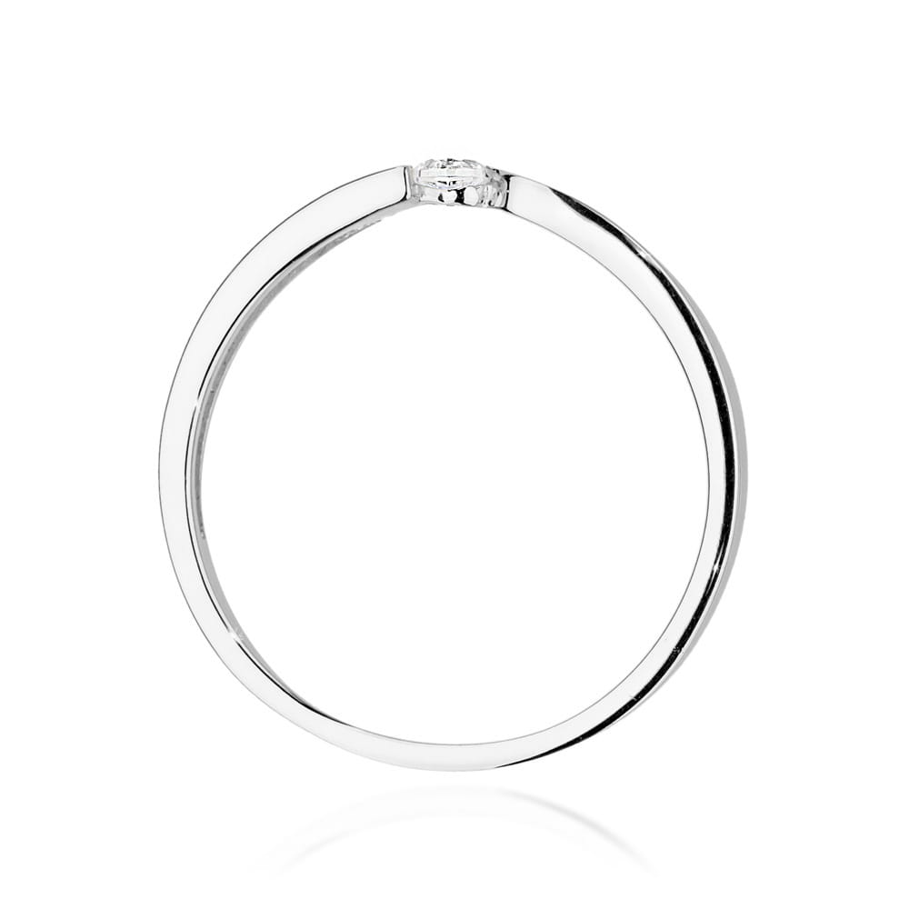 Inel Aur 9K cu Diamant Natural 0.08 ct