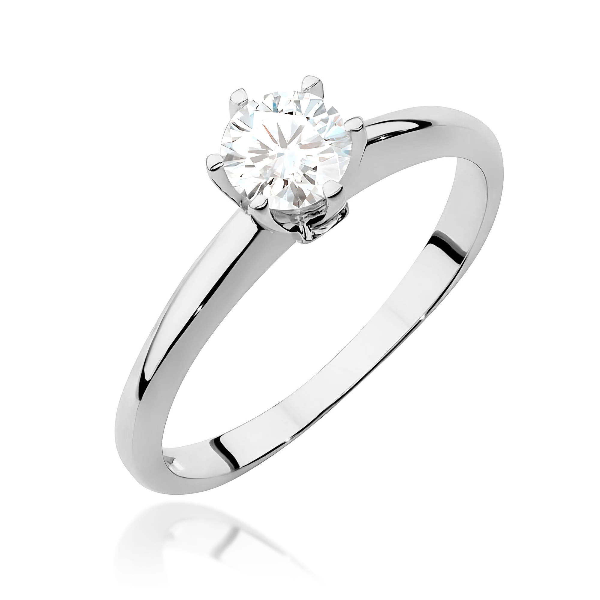 Inel Aur 14K cu Diamante de Laborator 0.54 ct