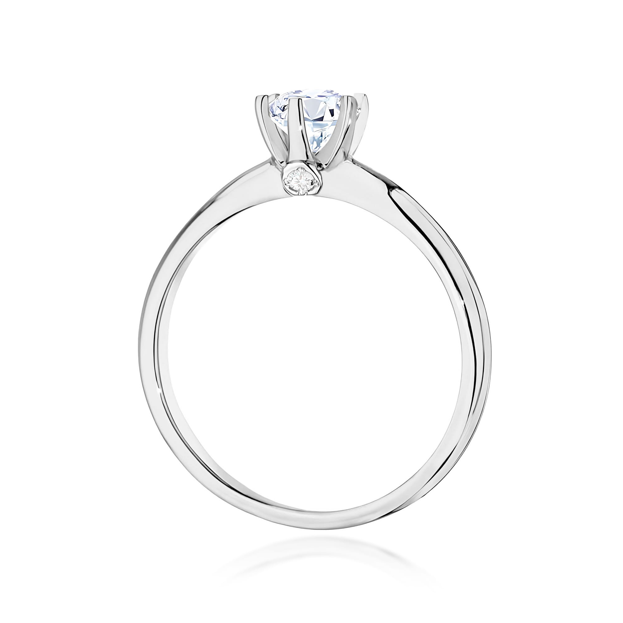 Inel Aur 9K cu Diamante de Laborator 0.54 ct