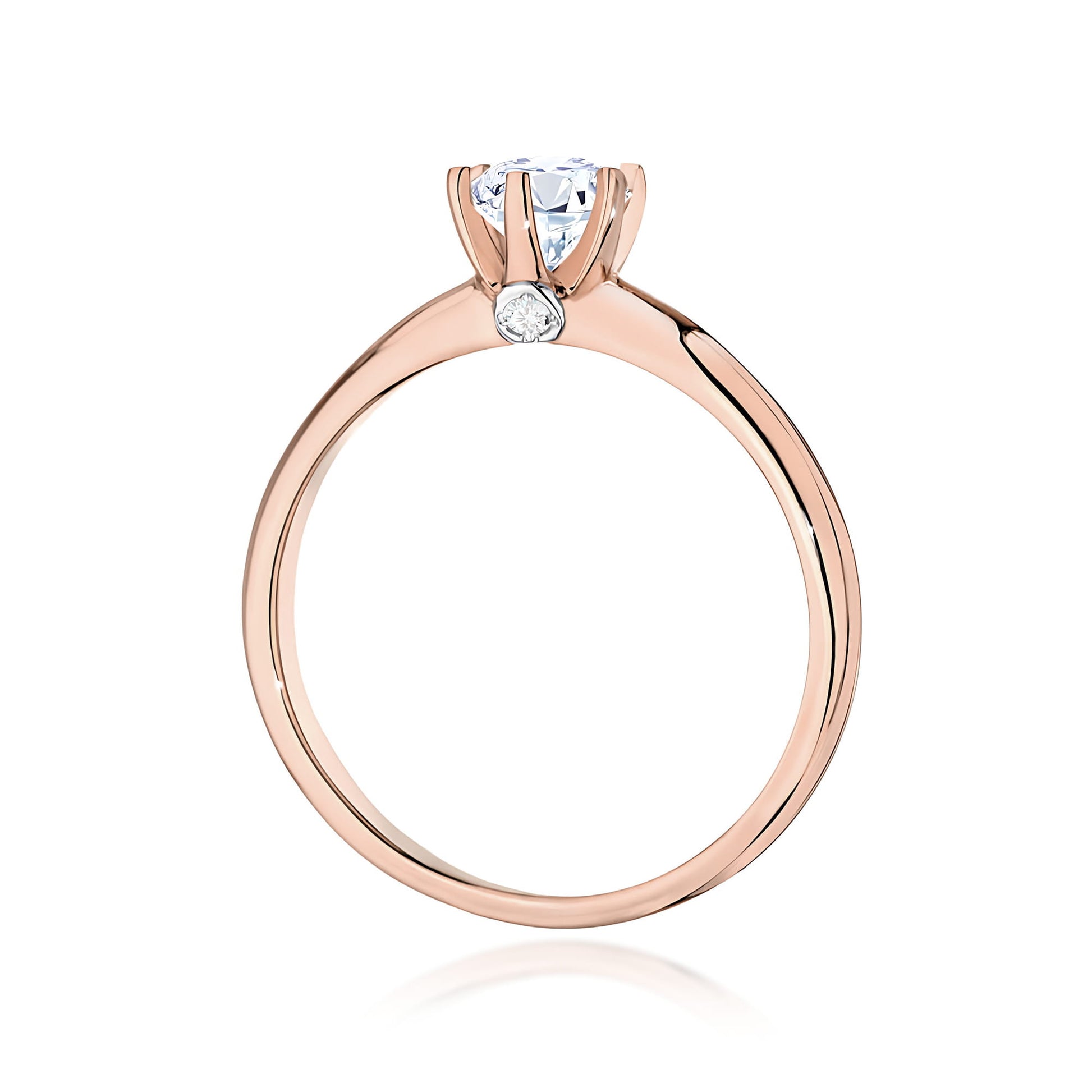 Inel Aur 14K cu Diamante de Laborator 0.54 ct