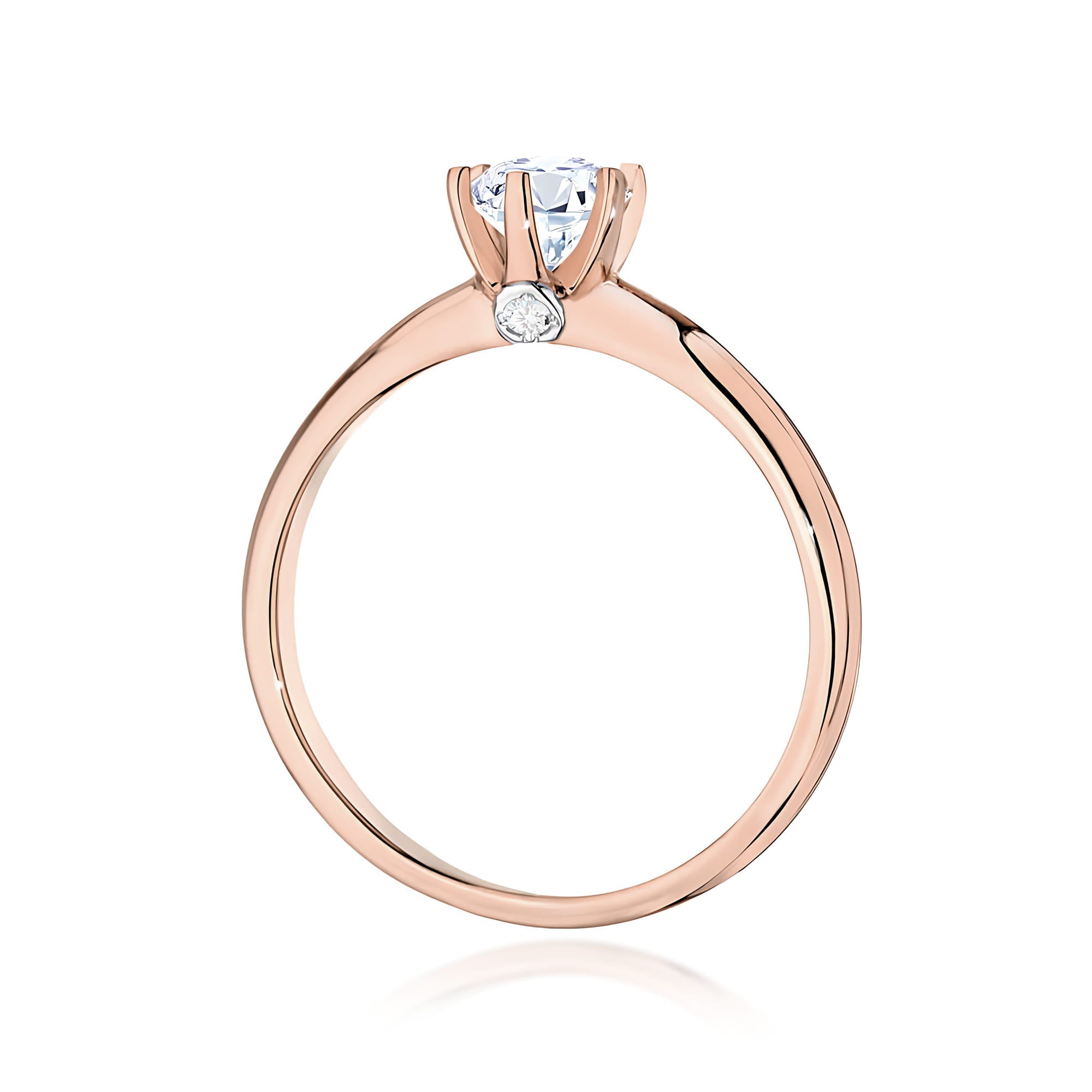 Inel Aur 14K cu Diamante de Laborator 0.54 ct