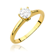 Inel Aur 14K cu Diamante de Laborator 0.54 ct