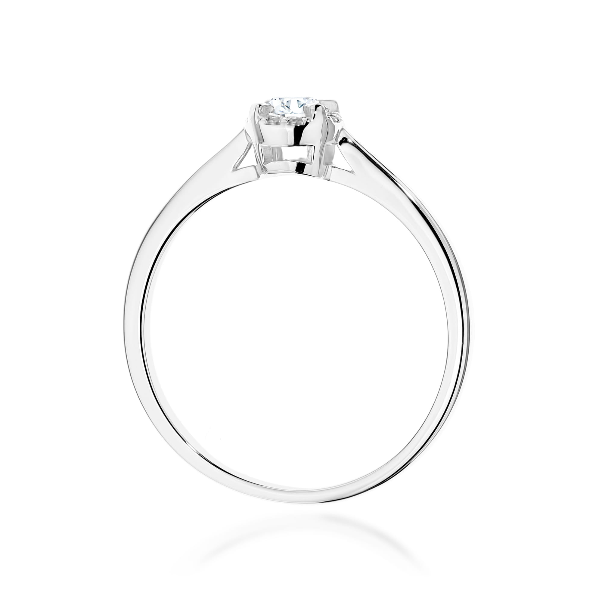 Inel Aur 9K cu Diamante Naturale 0.14 ct