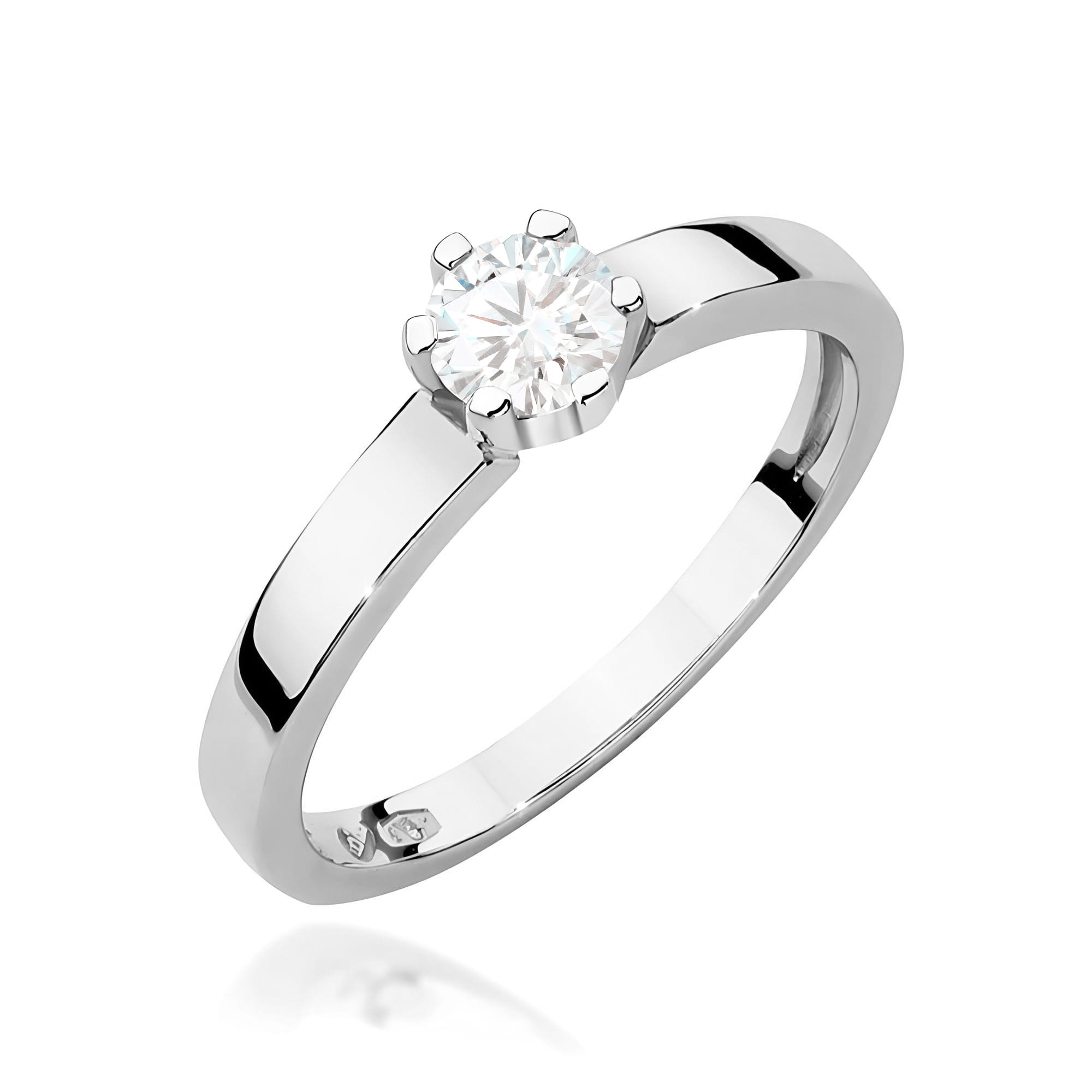 Inel Aur 9K cu Diamant Natural 0.25 ct