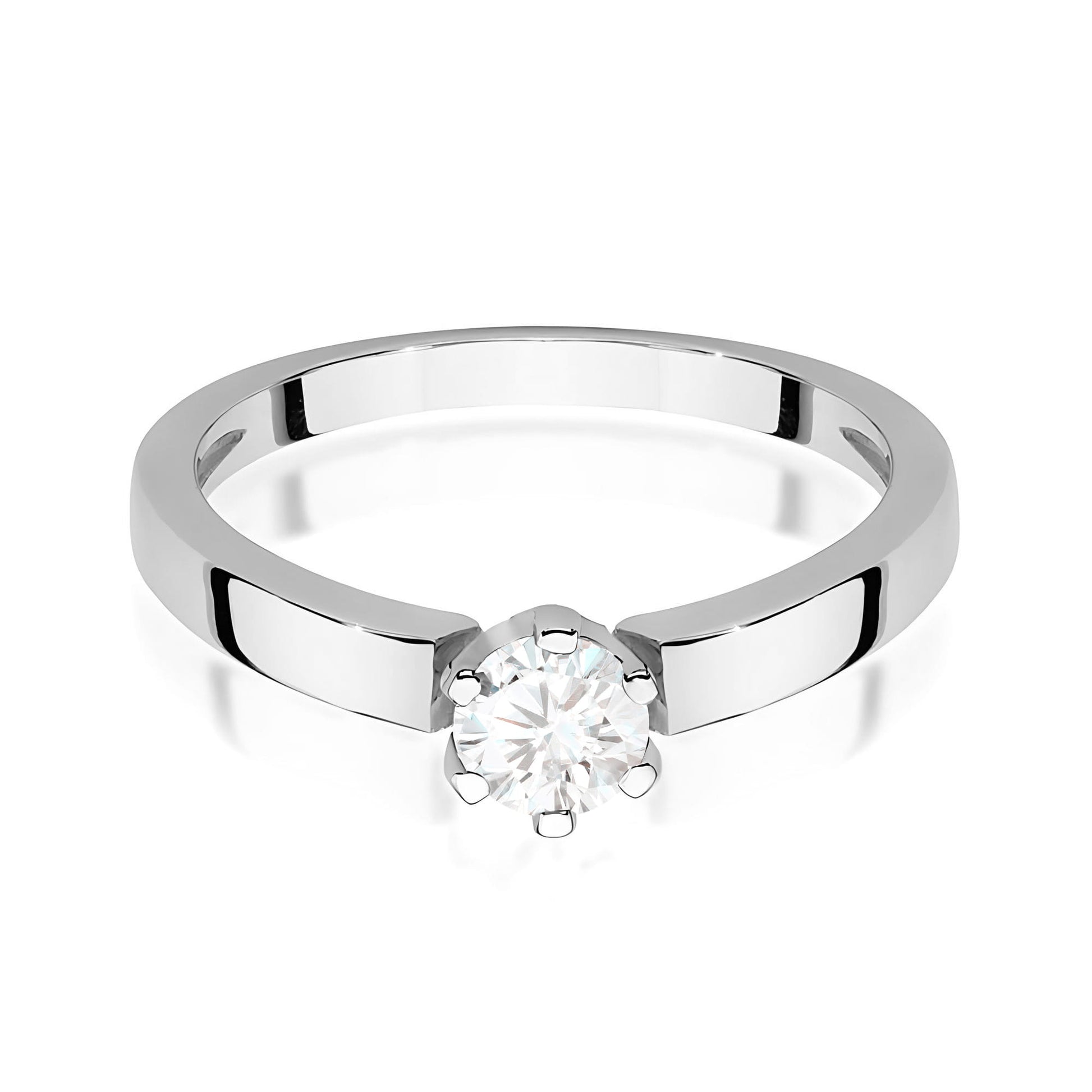 Inel Aur 9K cu Diamant de Laborator 0.25 ct