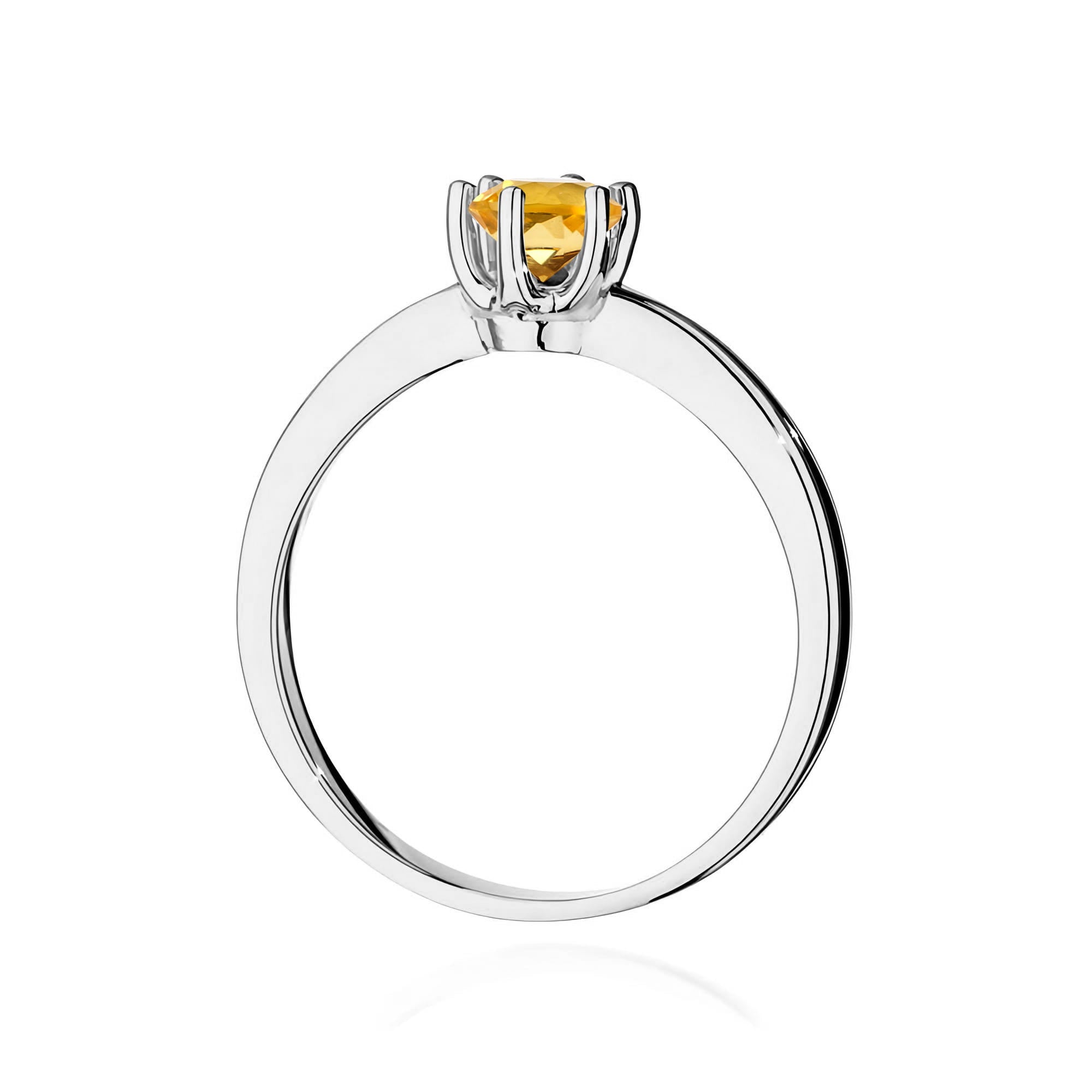 Inel Aur 14K W0563 Citrin 0,50ct