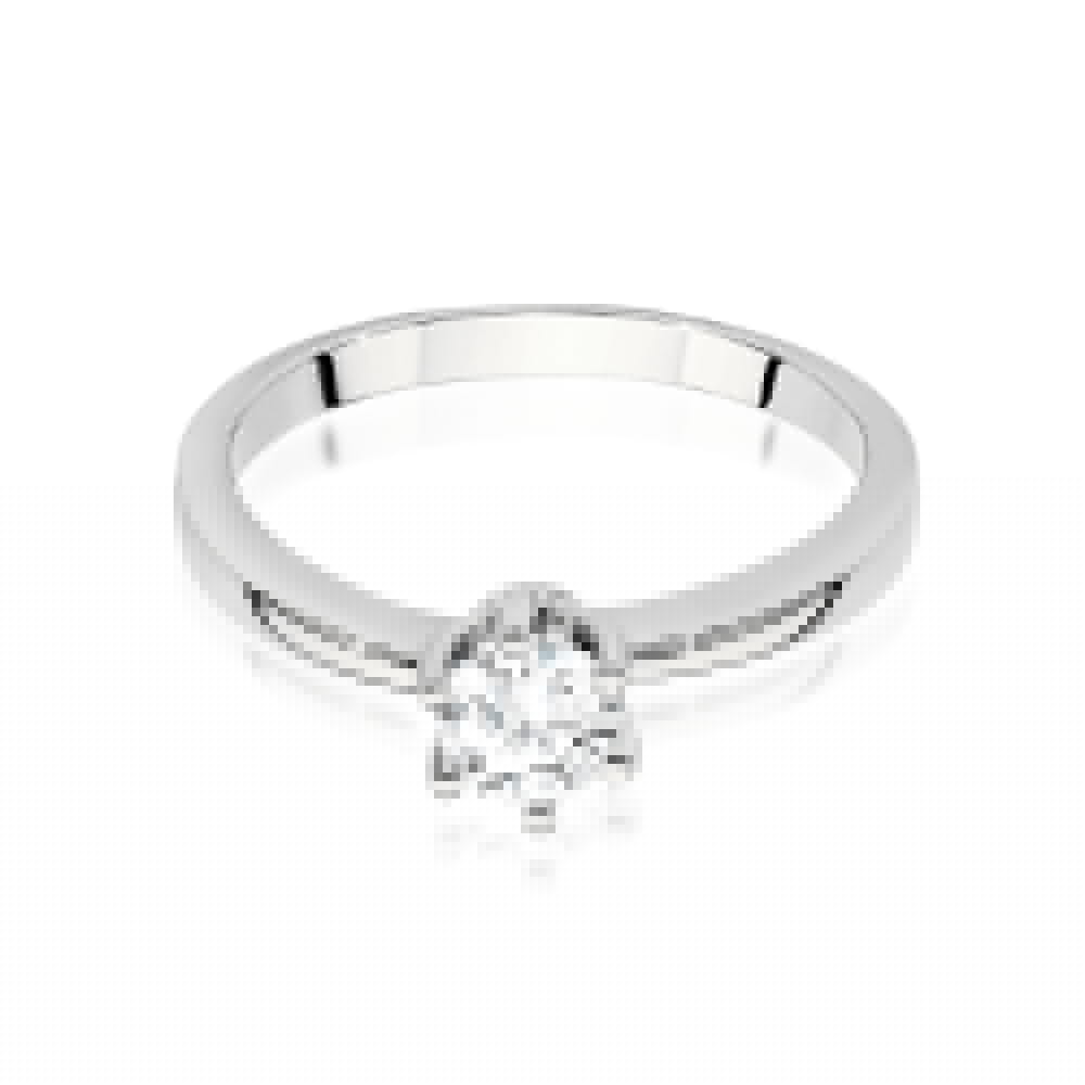 Inel Aur 14K W563 Diamant Cultivat 0.40ct