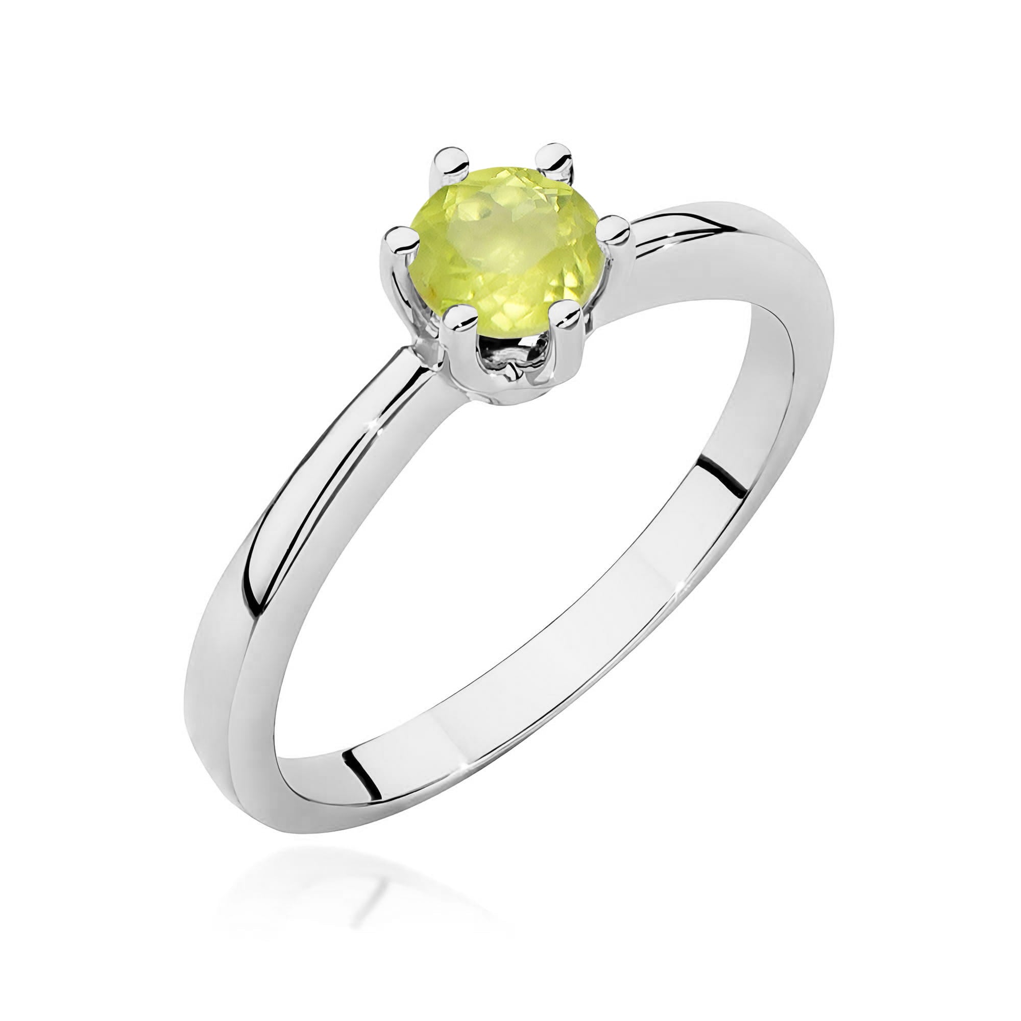 Inel Aur 14K W0563 Peridot 0,60ct