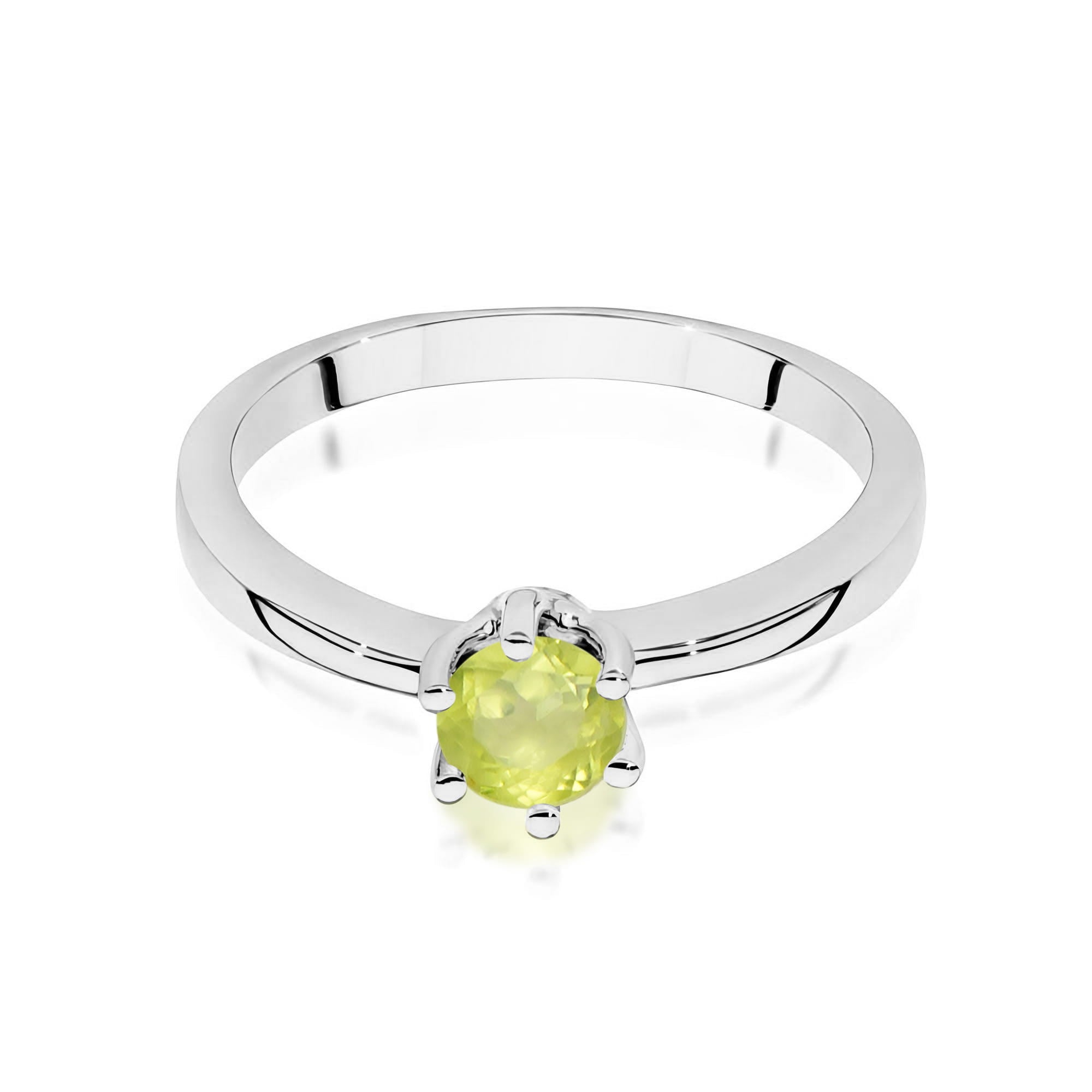 Inel Aur 14K W0563 Peridot 0,60ct