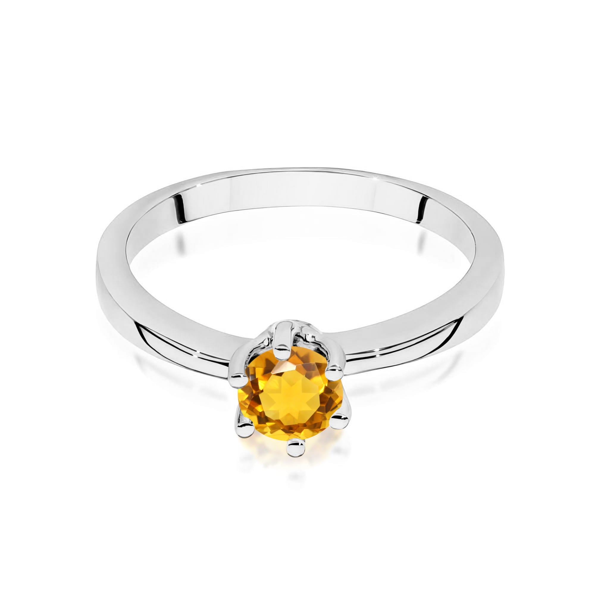 Inel Aur 9K cu Citrin 0.50 ct