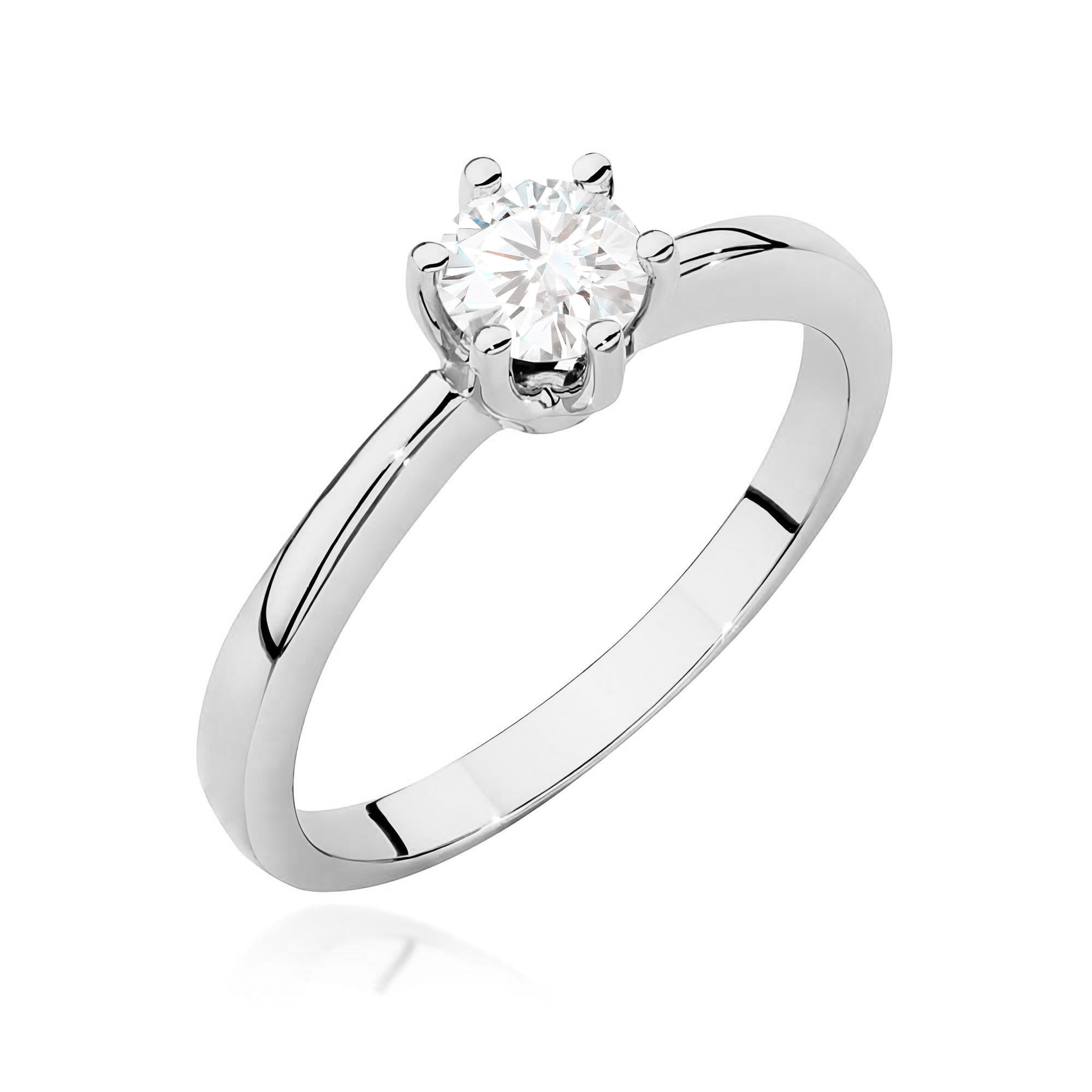 Inel Aur 9K cu Diamant Natural 0.40 ct