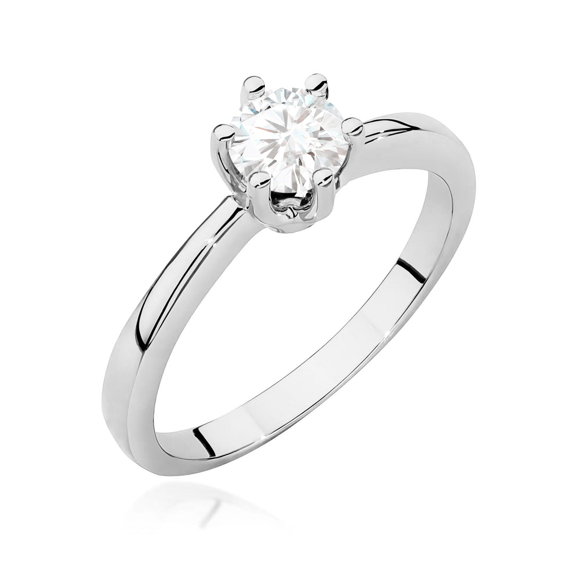 Inel Aur 9K cu Diamant Natural 0.50 ct
