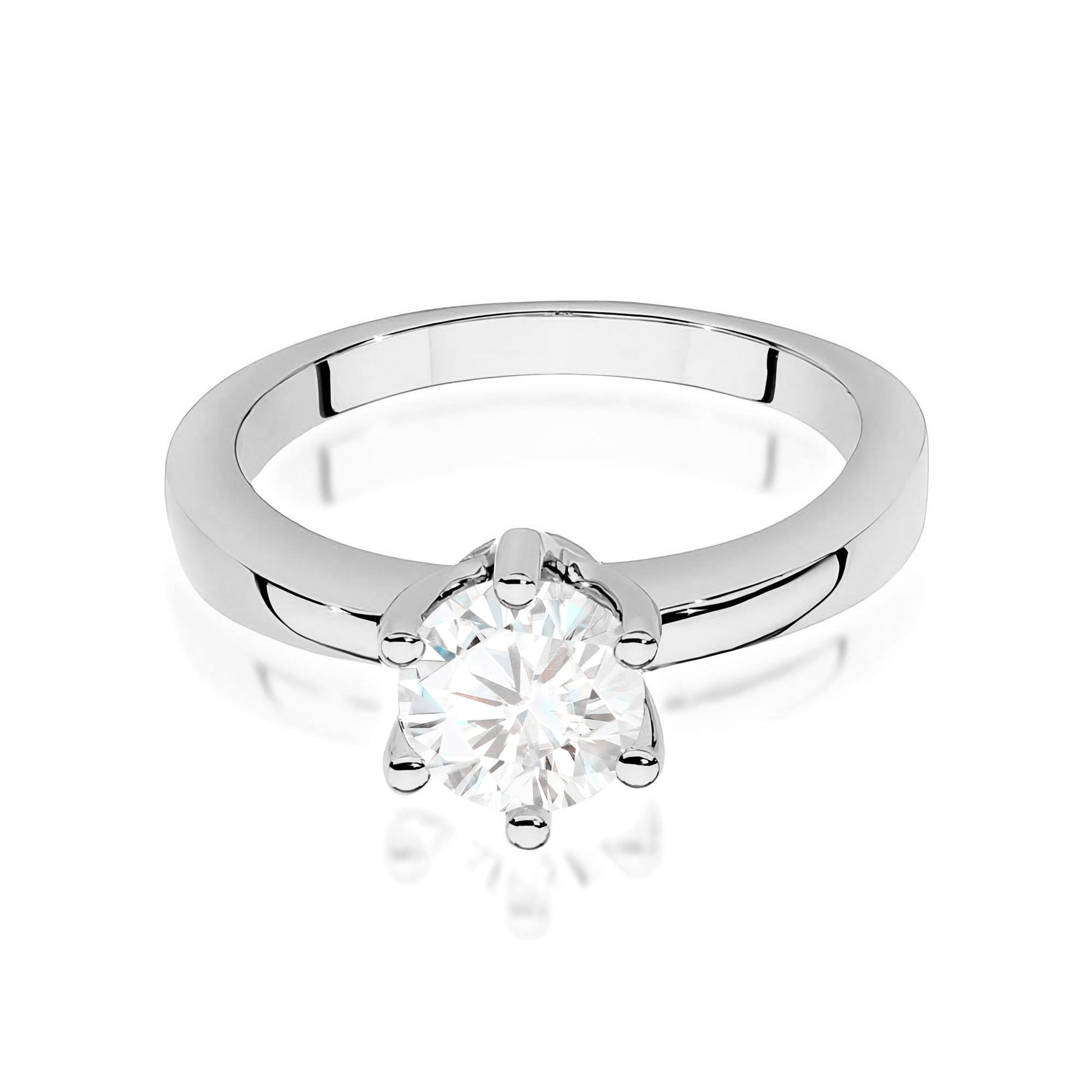 Inel Aur 9K cu Diamant Natural 0.70 ct