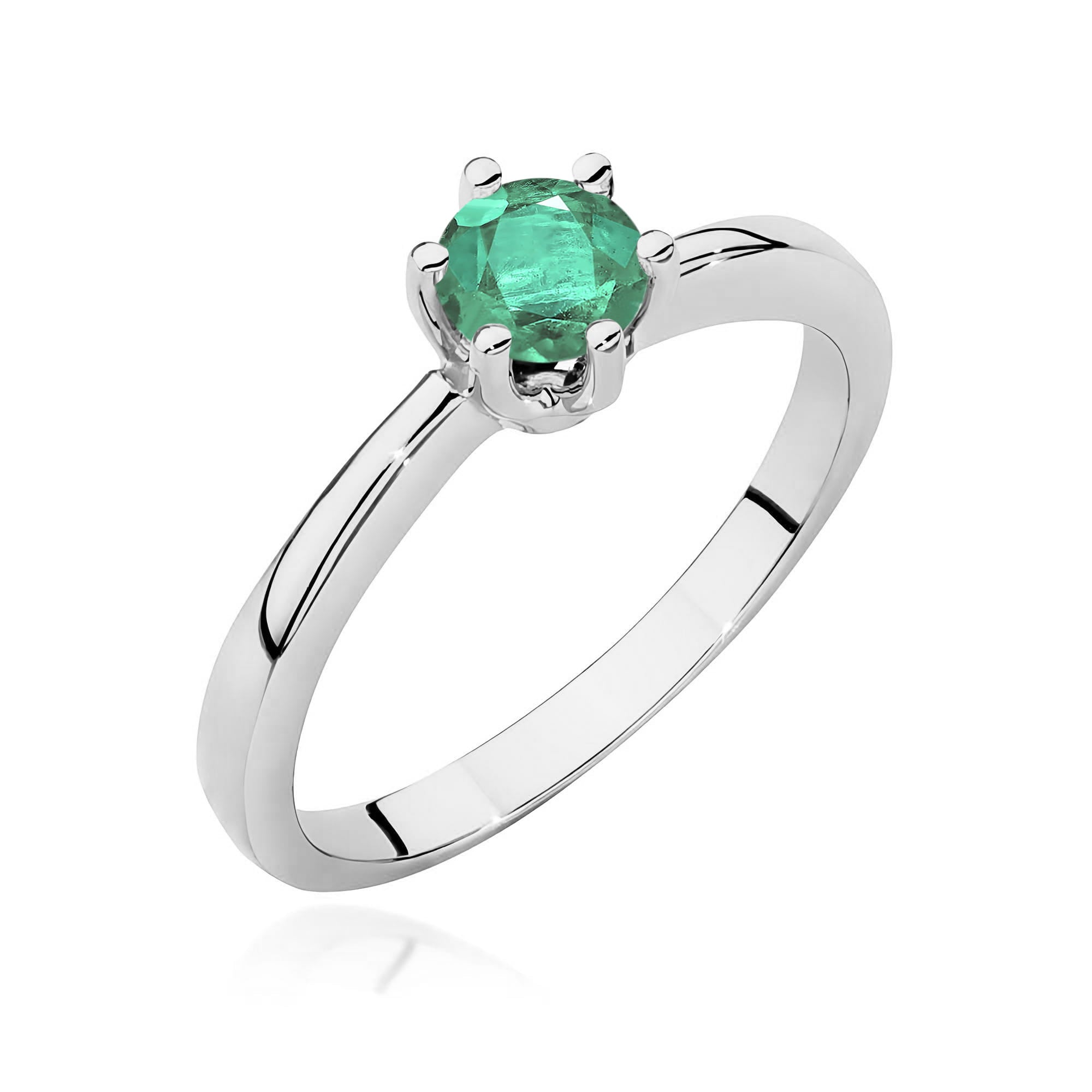 Inel Aur 9K cu Smarald 0.50 ct
