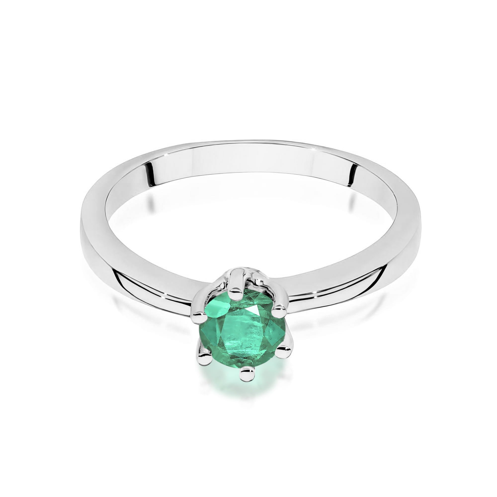 Inel Aur 9K cu Smarald 0.50 ct