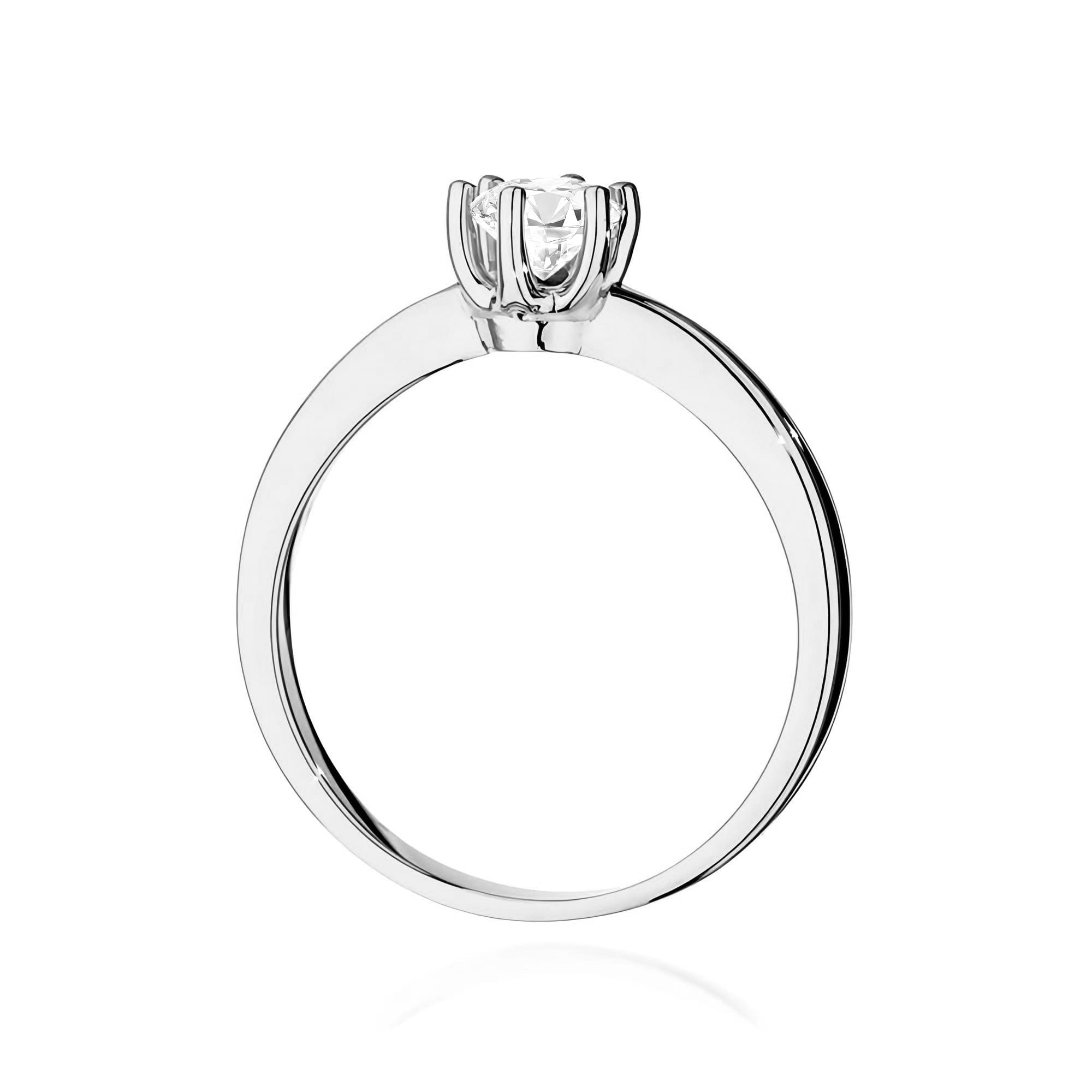 Inel Aur 9K cu Diamante de Laborator 0.40 ct