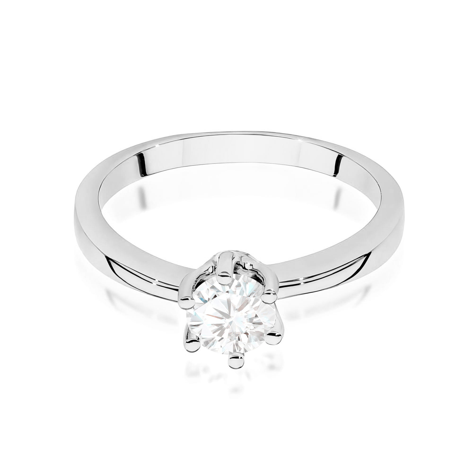 Inel Aur 9K cu Diamante de Laborator 0.50 ct