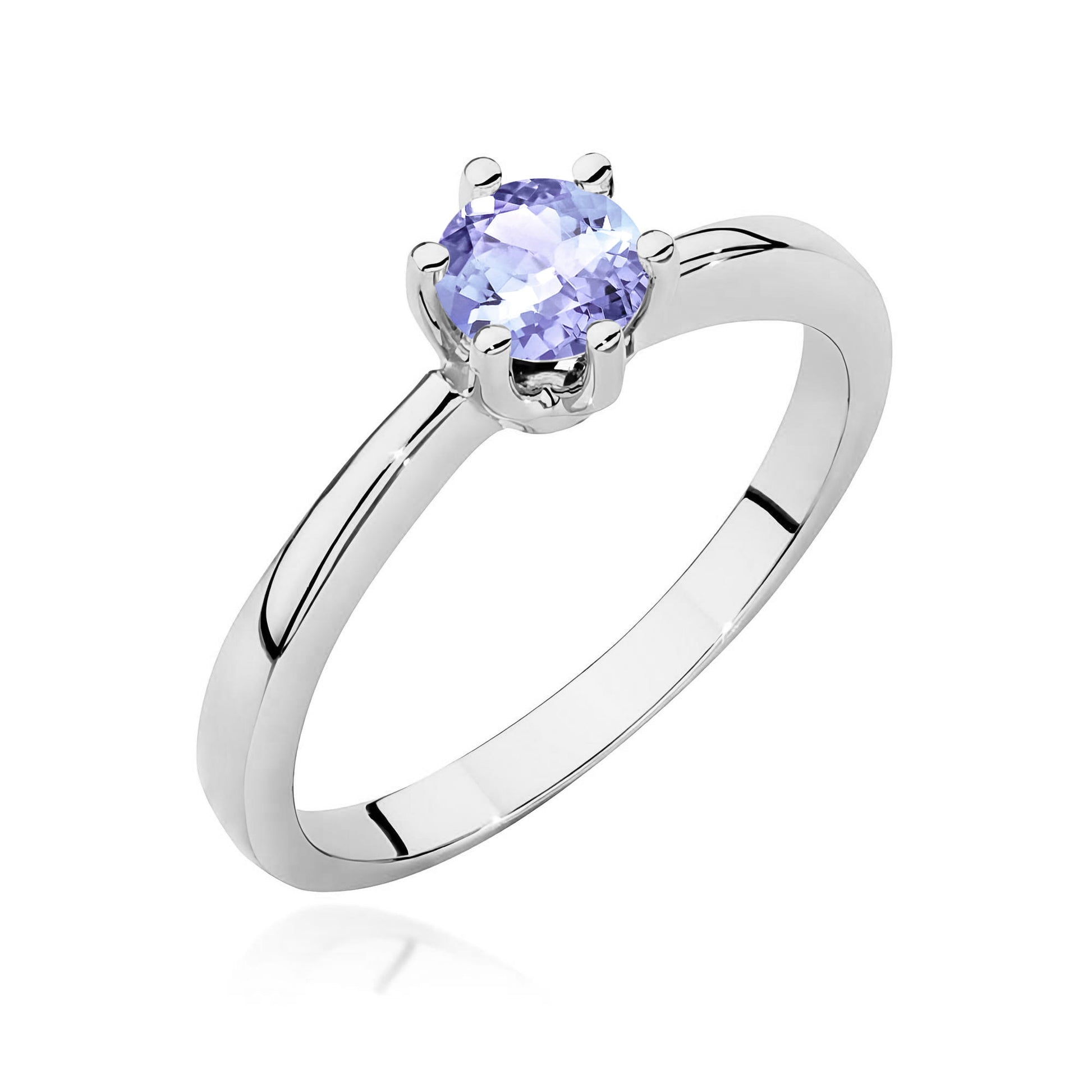 Inel Aur 9K cu Tanzanit 0.50 ct