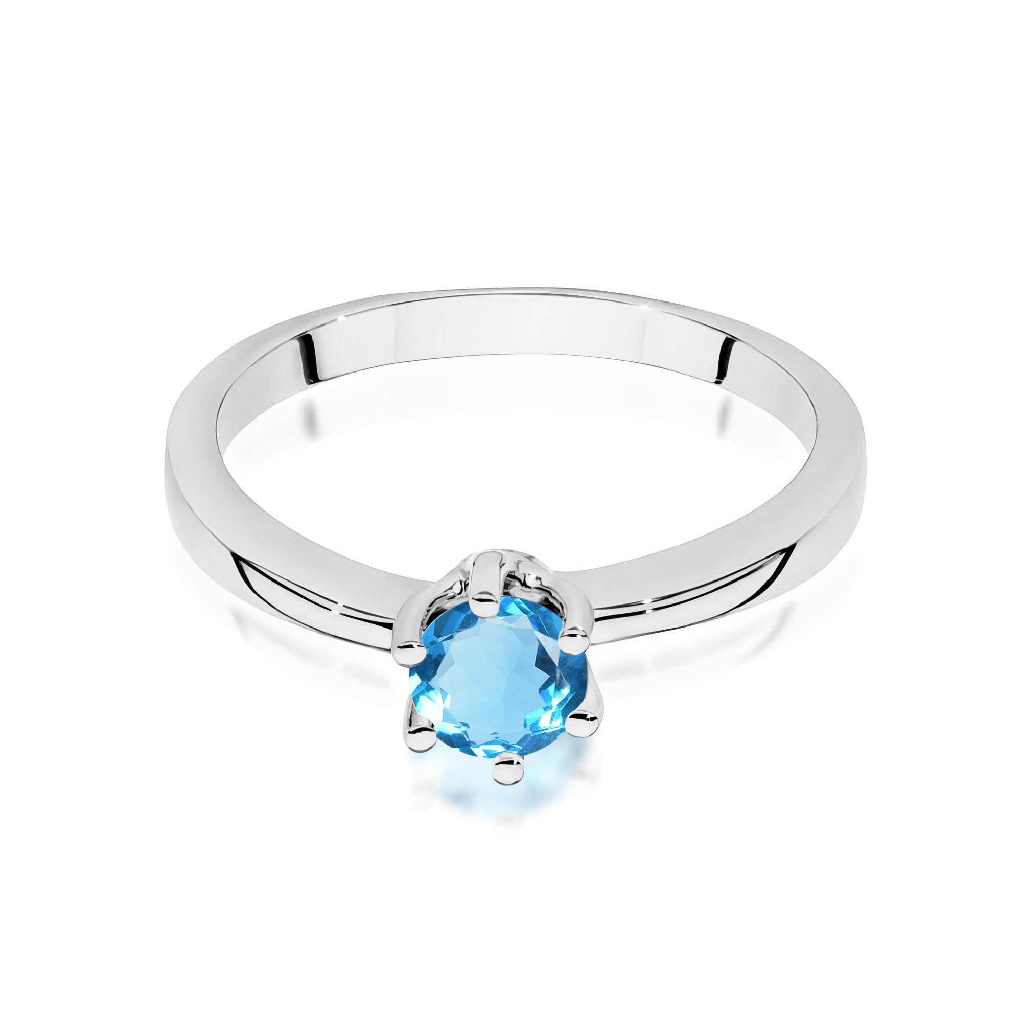 Inel Aur 9K cu Topaz Swiss 0.50 ct