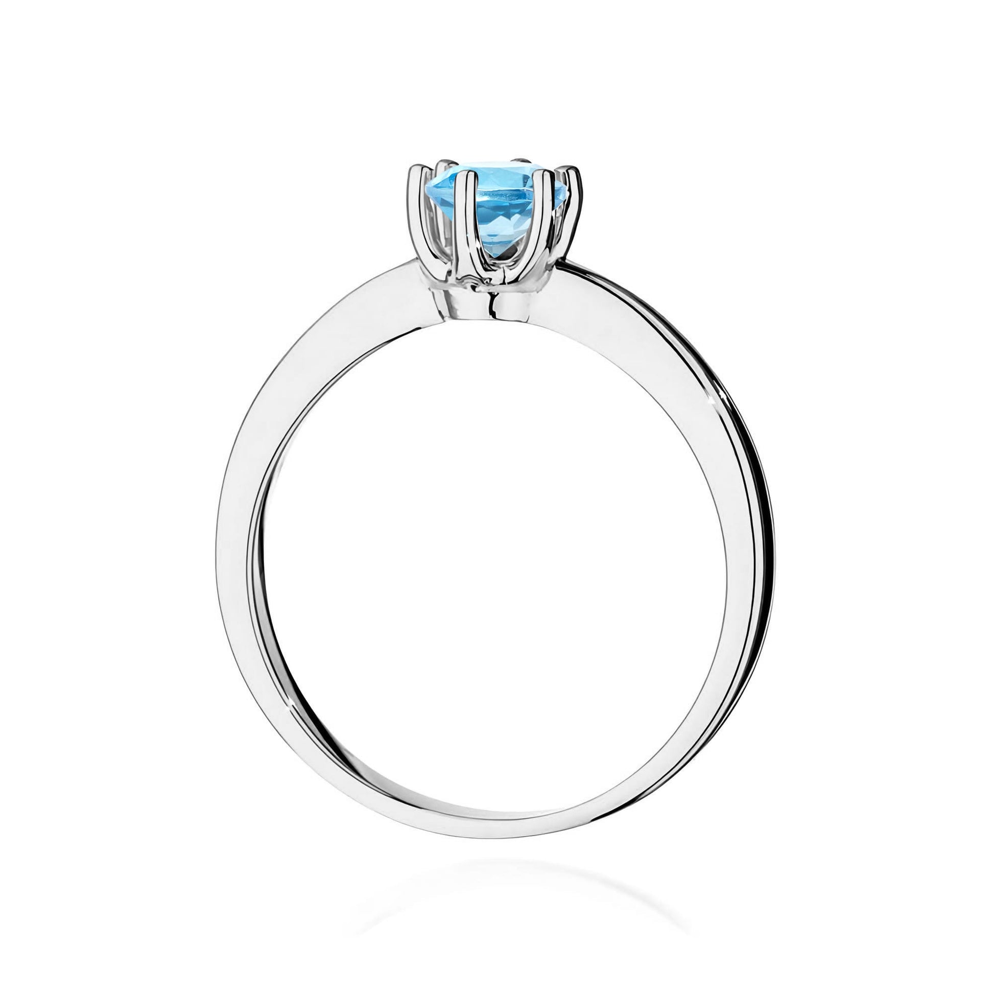 Inel Aur 9K cu Topaz Swiss 0.50 ct