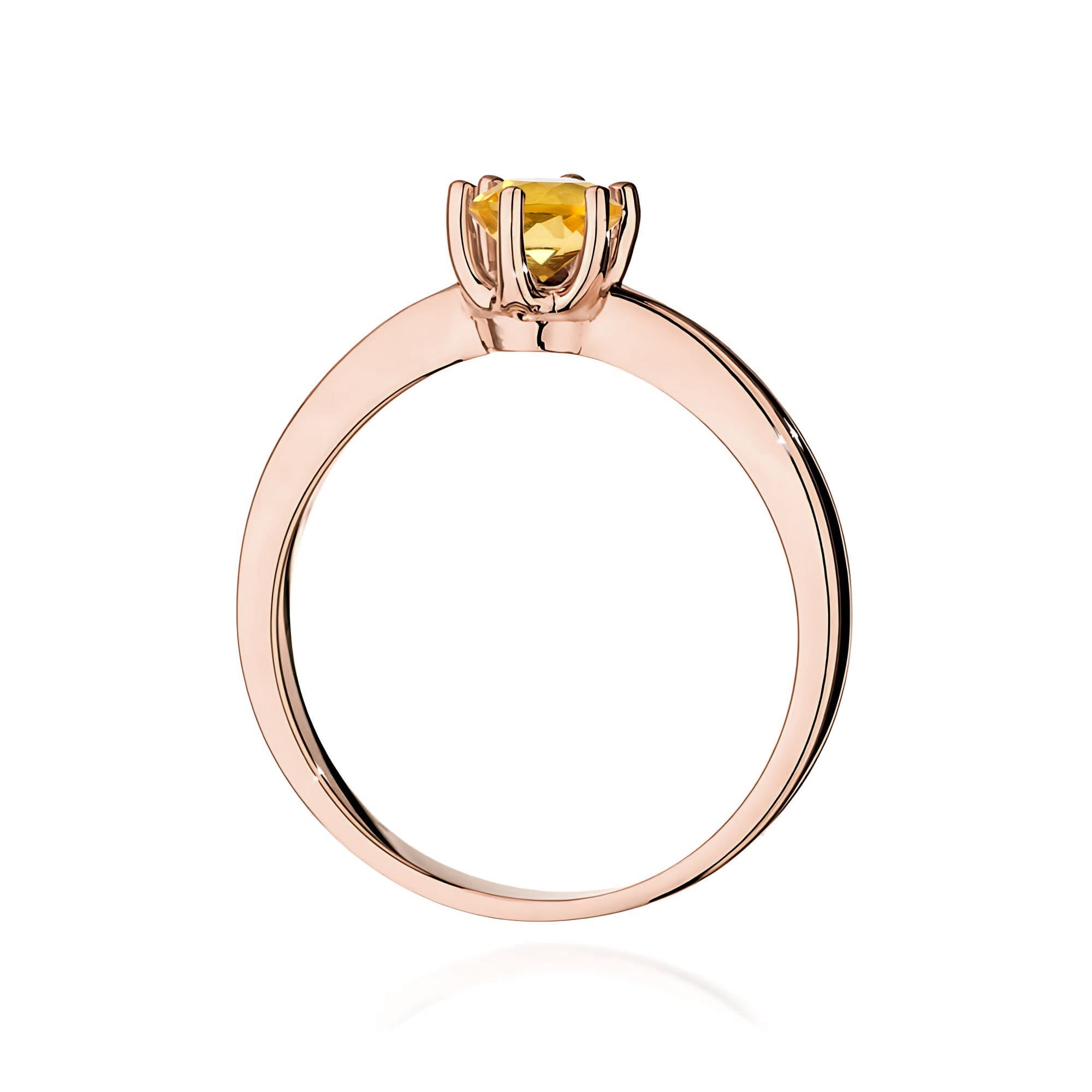Inel Aur 14K W0563 Citrin 0,50ct