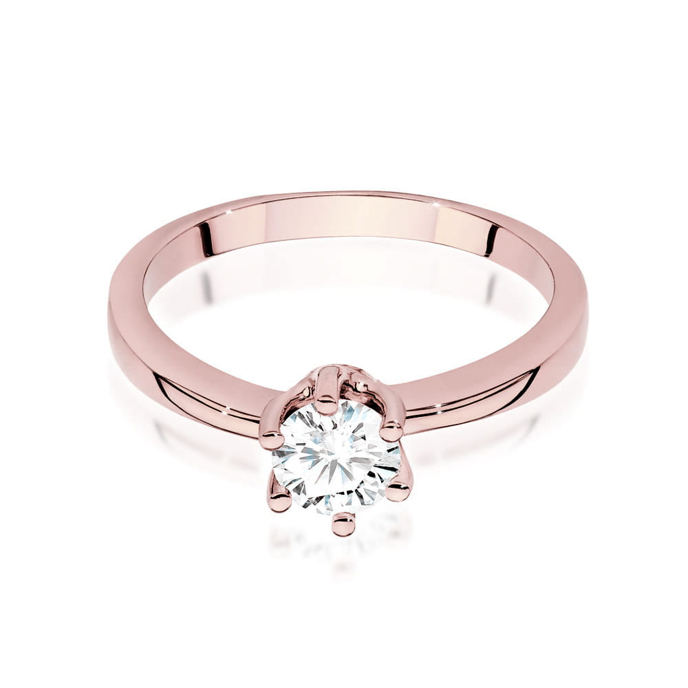 Inel Aur 14K W563 Diamant Cultivat 0.50ct