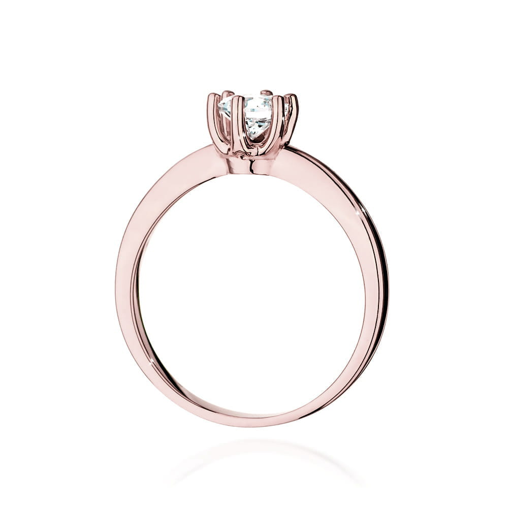 Inel Aur 14K W563 Diamant Cultivat 0.50ct